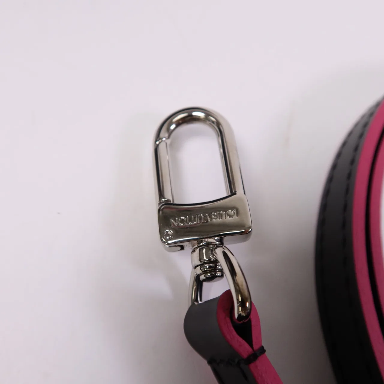 LOUIS VUITTON Cluny M54167 2-Way Bag Calfskin 黑色 / 粉色 / Black/Pink Calfskin Rank A - Thumbnail 11