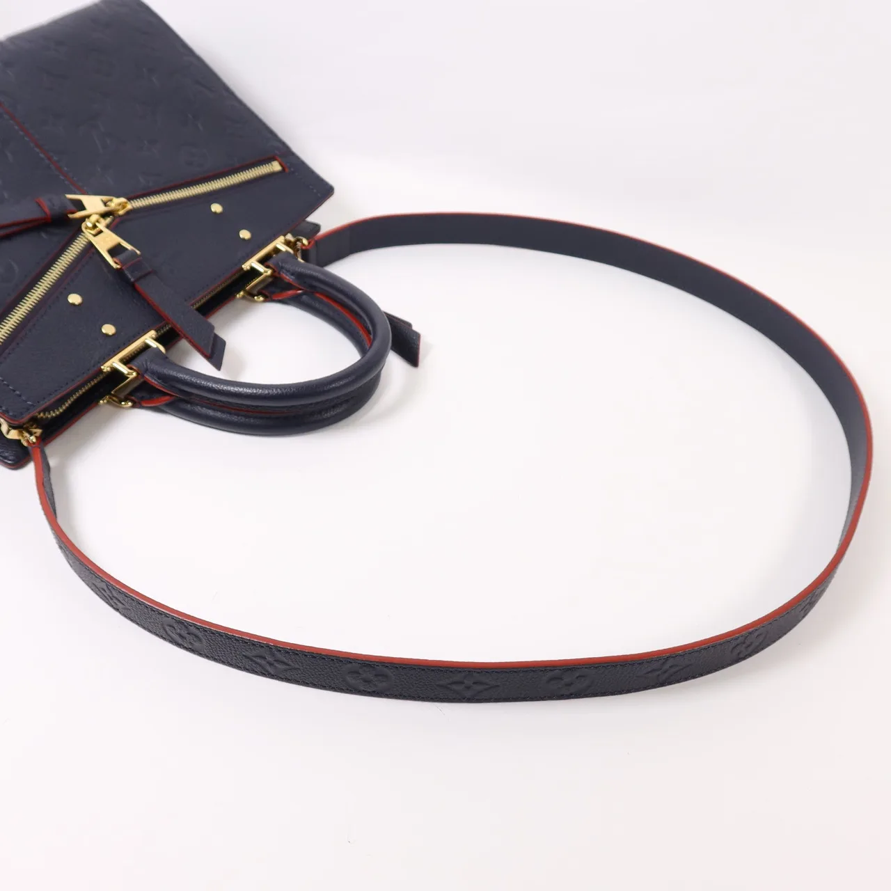 LOUIS VUITTON M54195 2-Way Bag Coated Canvas 藍色 Coated Canvas Rank A - Thumbnail 8