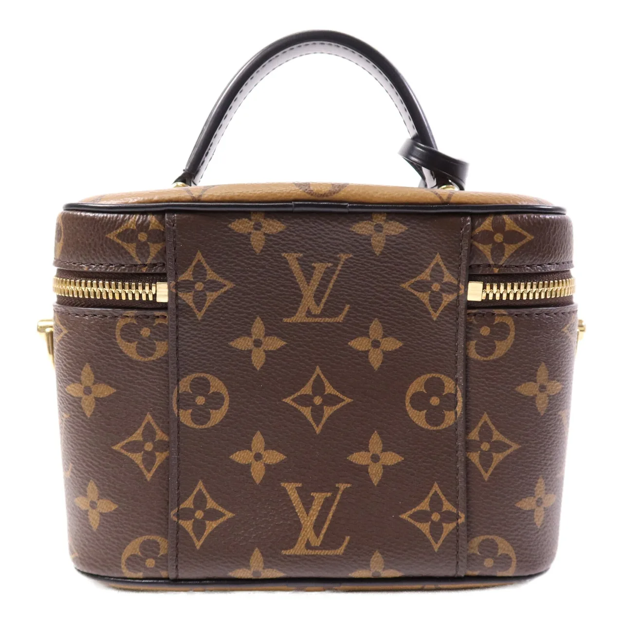 LOUIS VUITTON Vanity M45165 2-Way Bag Coated Canvas 棕色 Coated Canvas Rank A - Thumbnail 2