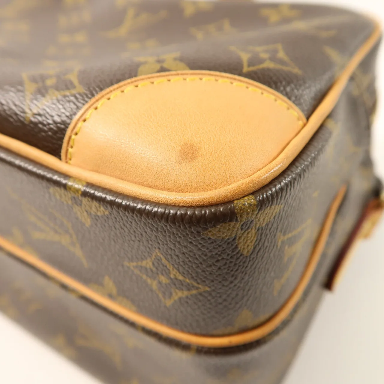 LOUIS VUITTON Nile M45244 Shoulder Bag Coated Canvas 棕色 Coated Canvas Rank A - Thumbnail 10