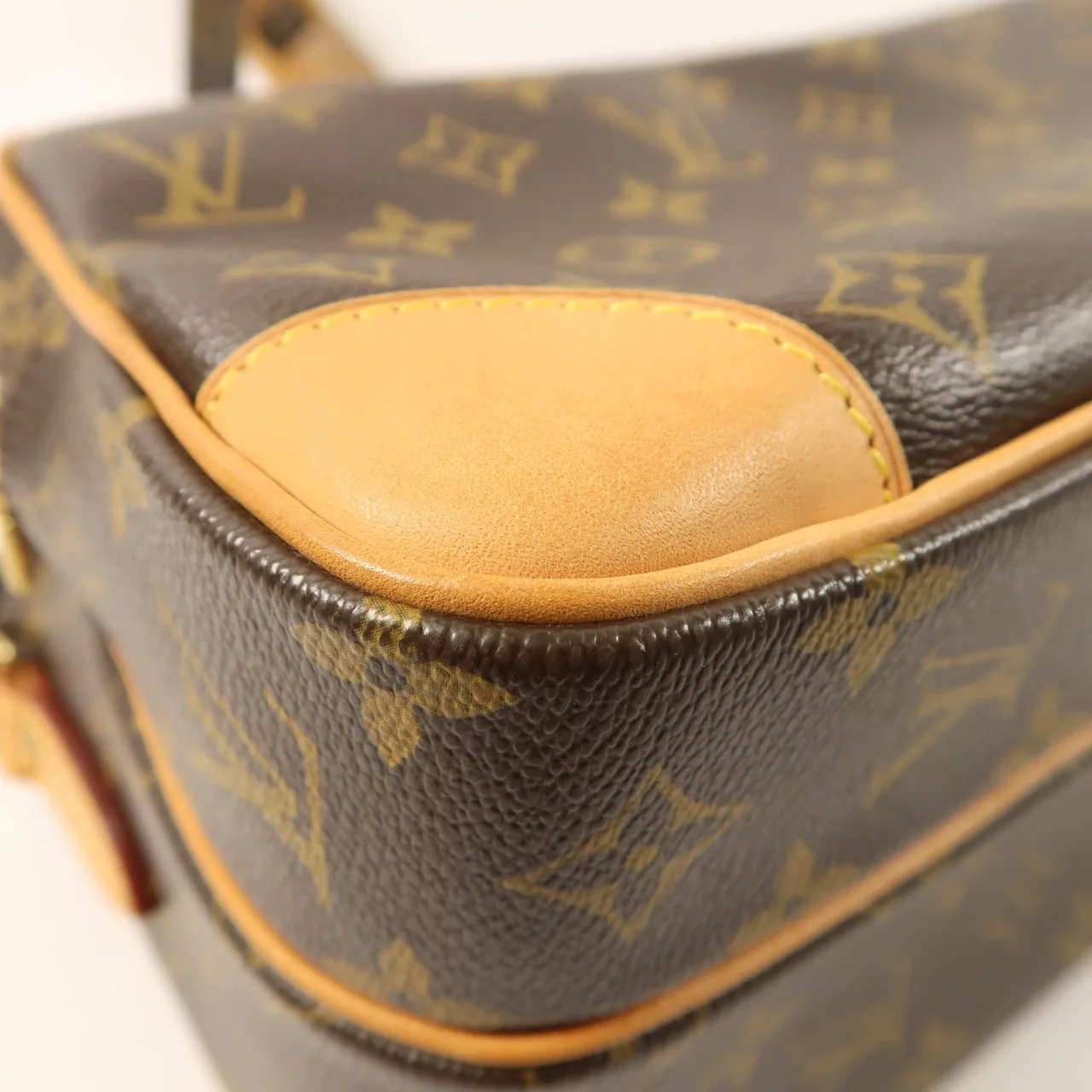 LOUIS VUITTON Nile M45244 Shoulder Bag Coated Canvas 棕色 Coated Canvas Rank A - Thumbnail 11