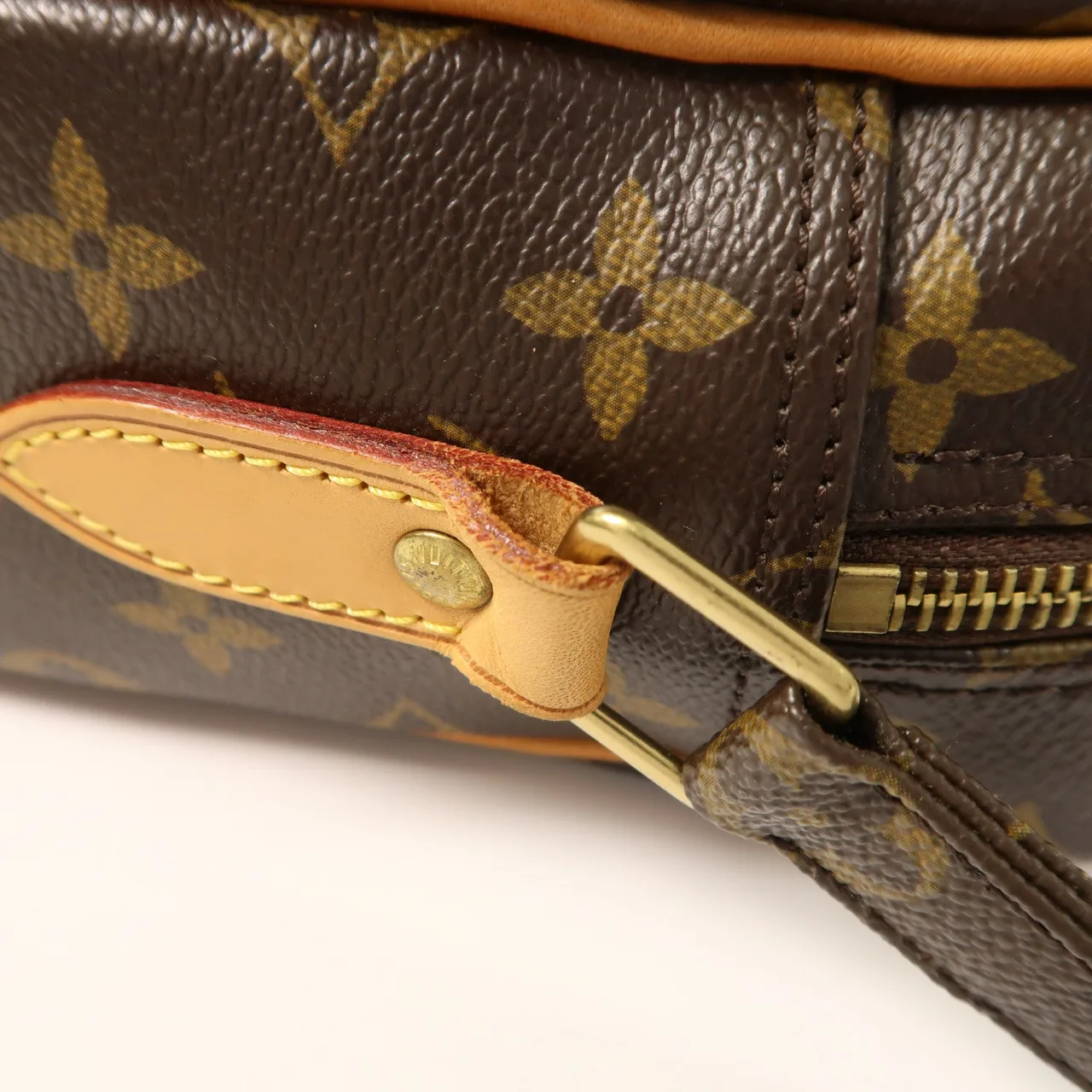 LOUIS VUITTON Nile M45244 Shoulder Bag Coated Canvas 棕色 Coated Canvas Rank A - Thumbnail 20
