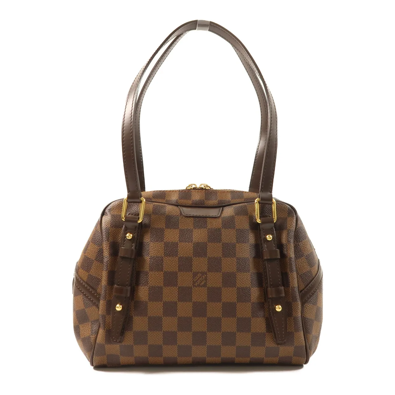 LOUIS VUITTON Rivington N41157 Shoulder Bag Coated Canvas 棕色 / Brown