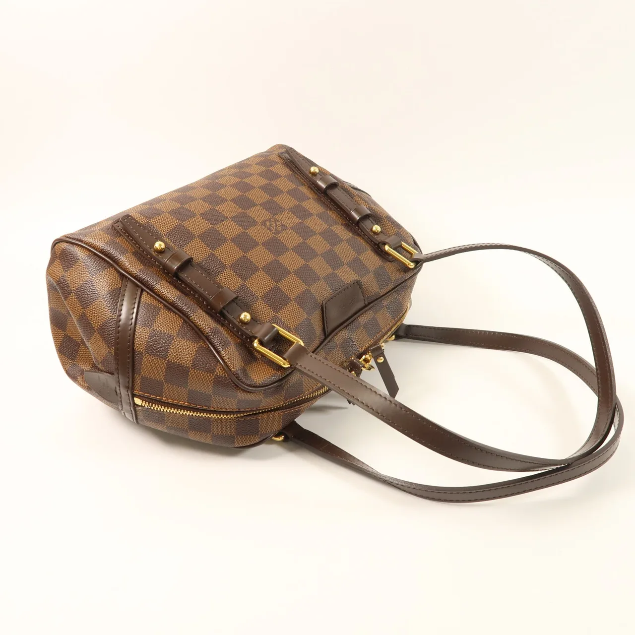LOUIS VUITTON Rivington N41157 Shoulder Bag Coated Canvas 棕色 / Brown Coated Canvas Rank A - Thumbnail 9