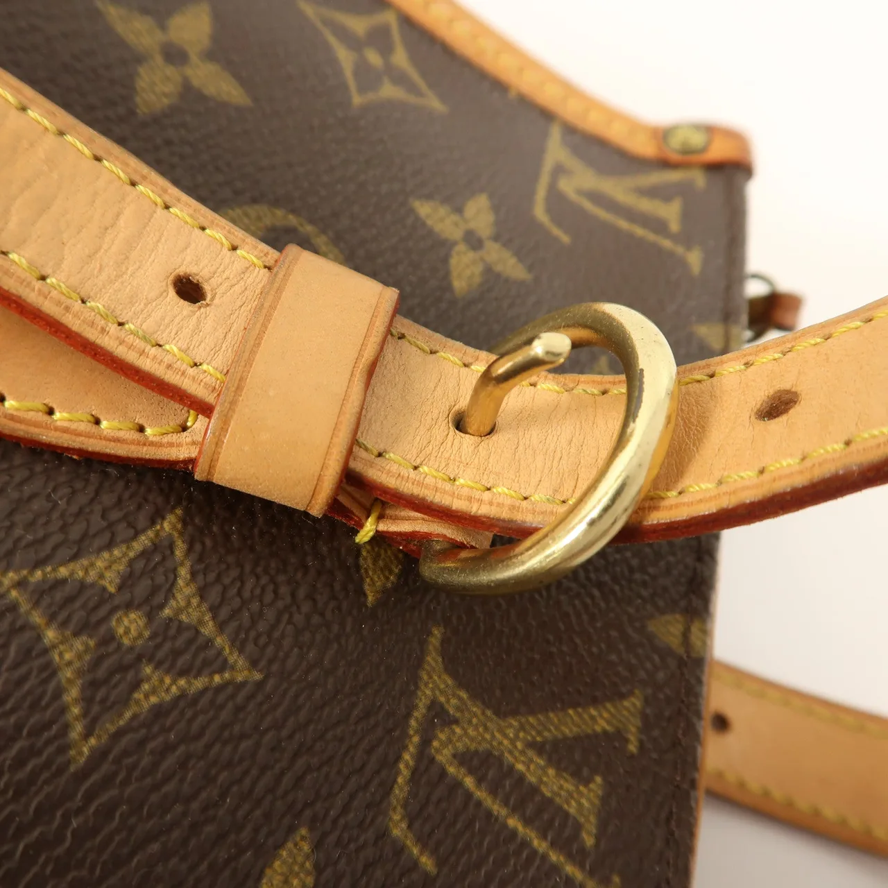 LOUIS VUITTON Popincourt M40007 Shoulder Bag Coated Canvas 棕色 / Brown Coated Canvas Rank B - Thumbnail 15