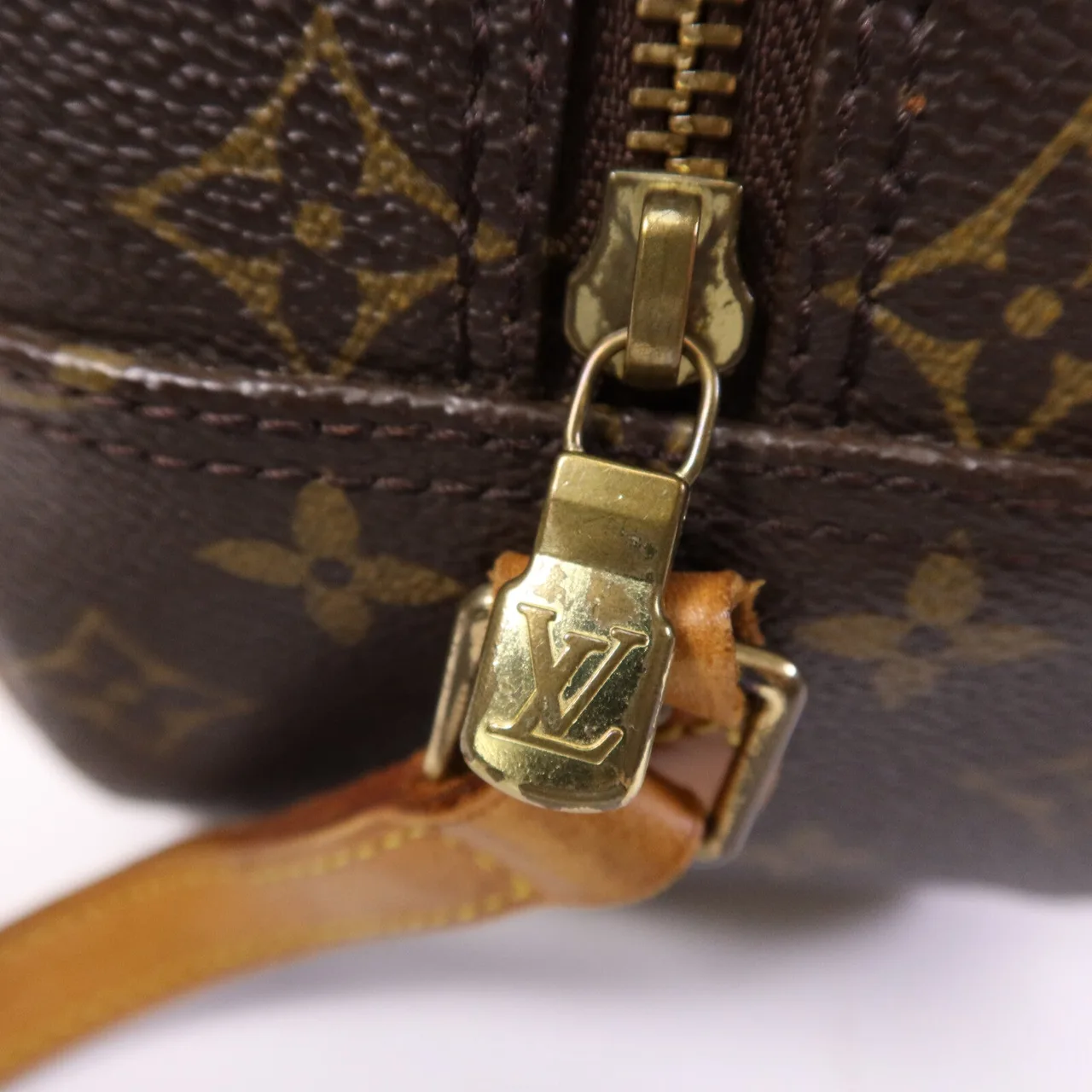 LOUIS VUITTON Blois M51221 Shoulder Bag Coated Canvas 棕色 Coated Canvas Rank B - Thumbnail 7