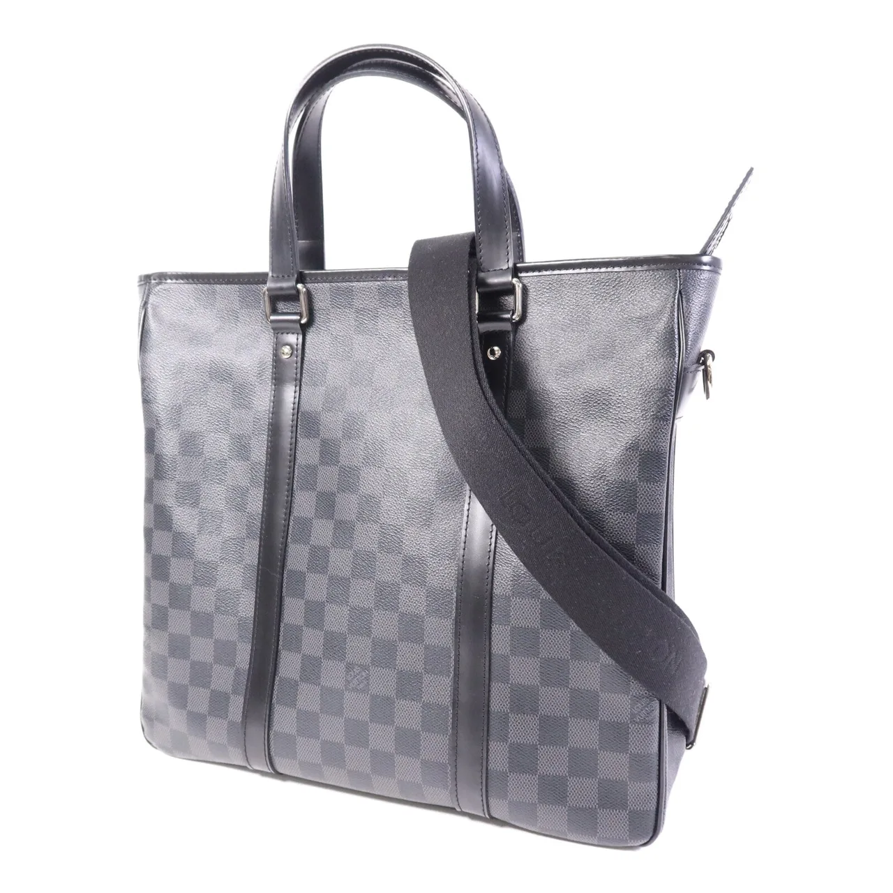 LOUIS VUITTON N51192 2-Way Bag Coated Canvas 黑色 / Black Coated Canvas Rank A - Thumbnail 3