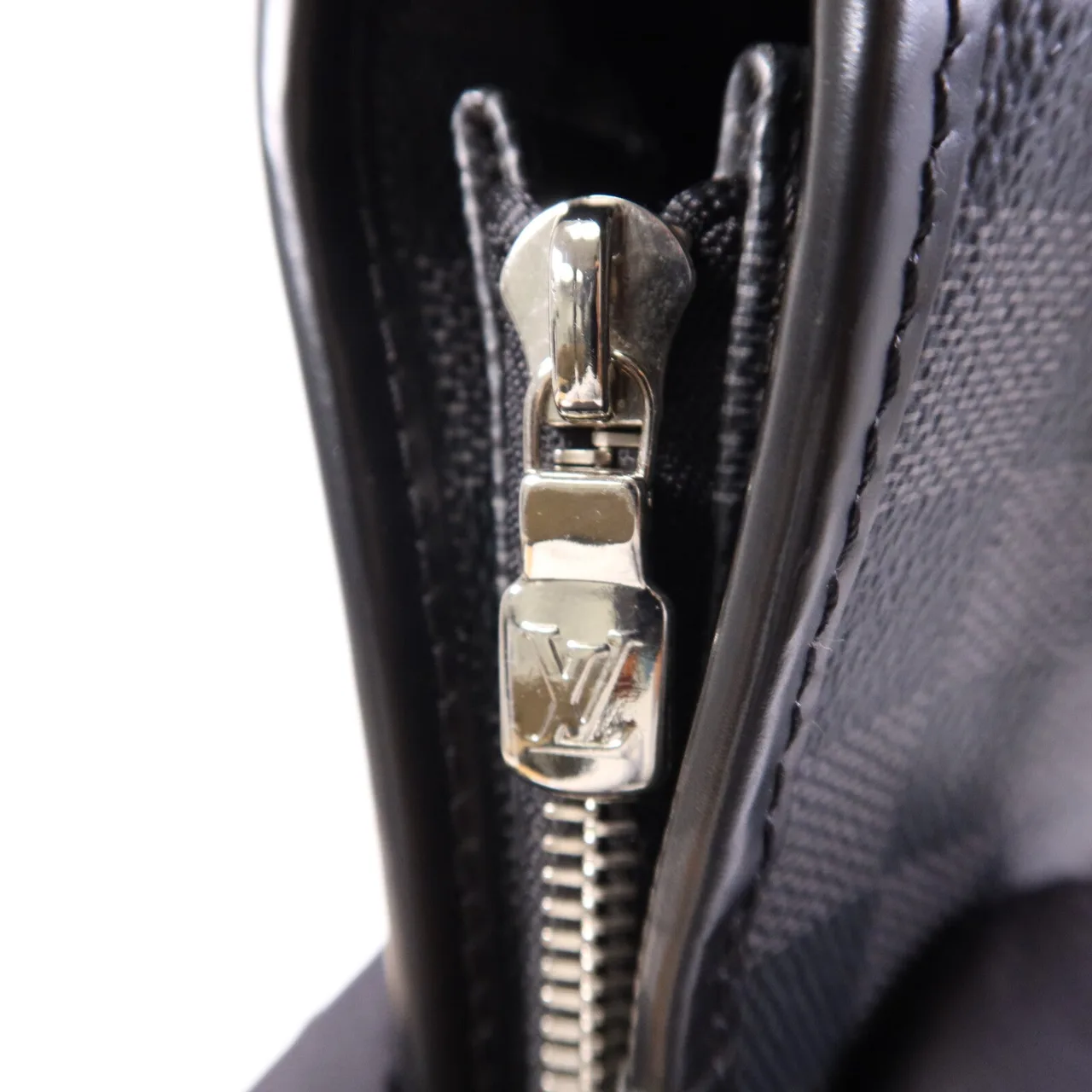 LOUIS VUITTON N51192 2-Way Bag Coated Canvas 黑色 / Black Coated Canvas Rank A - Thumbnail 7