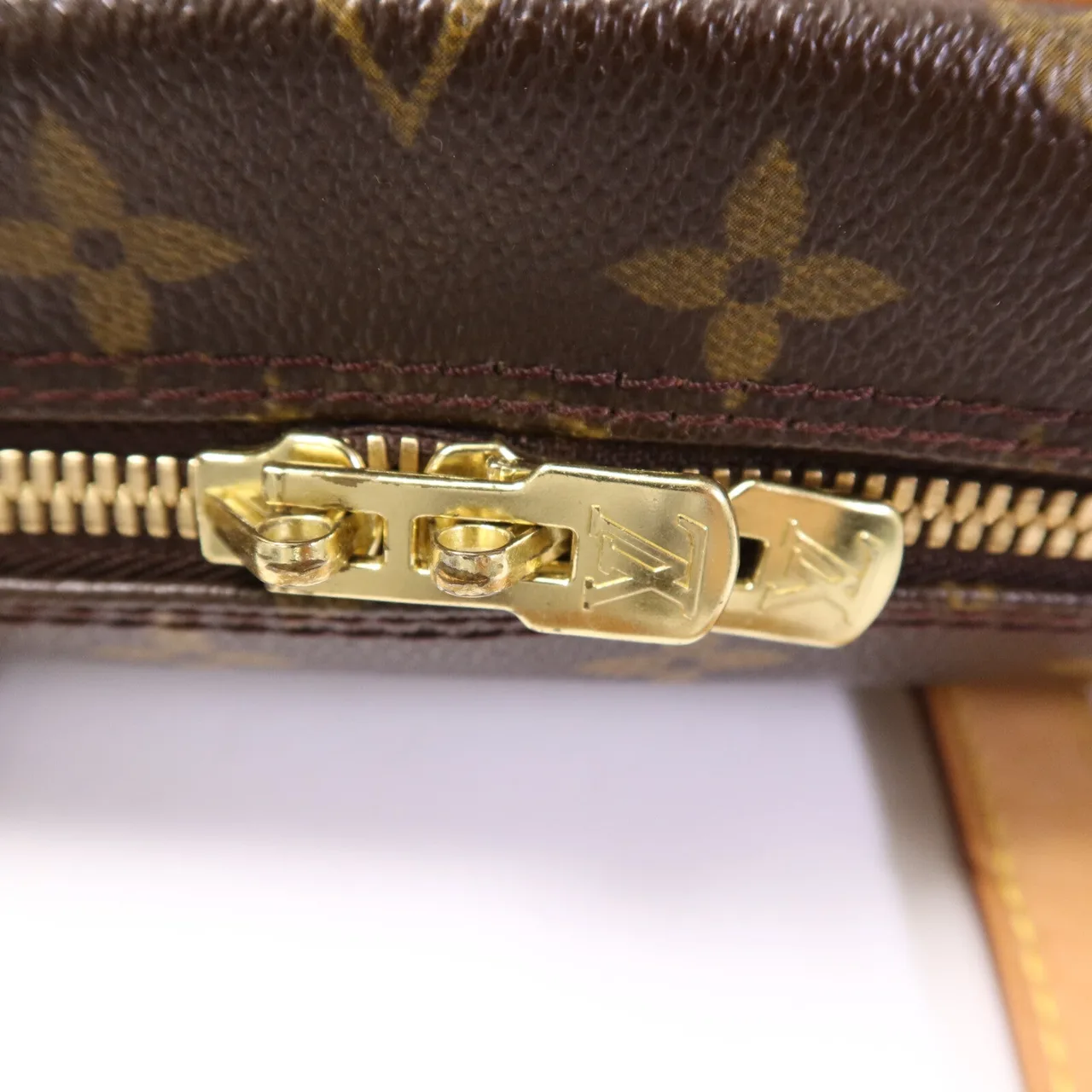 LOUIS VUITTON Porte Documents M53343 Handbag Coated Canvas 棕色 Coated Canvas Rank B - Thumbnail 7