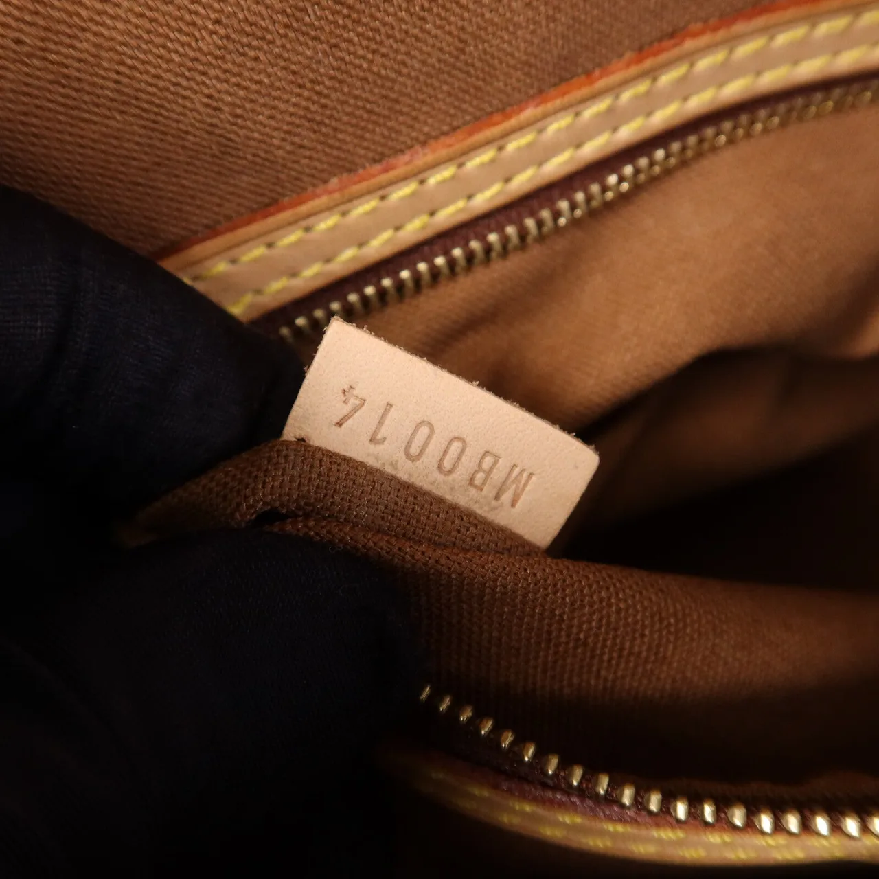LOUIS VUITTON Porte Documents M53343 Handbag Coated Canvas 棕色 Coated Canvas Rank B - Thumbnail 8