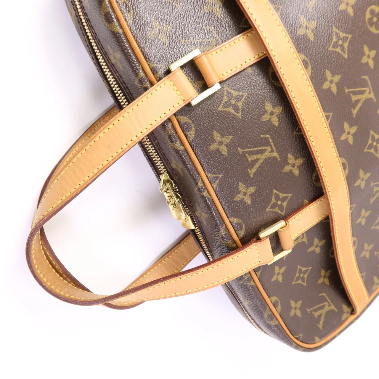 LOUIS VUITTON Porte Documents M53343 Handbag Coated Canvas 棕色 Coated Canvas Rank B - Thumbnail 9