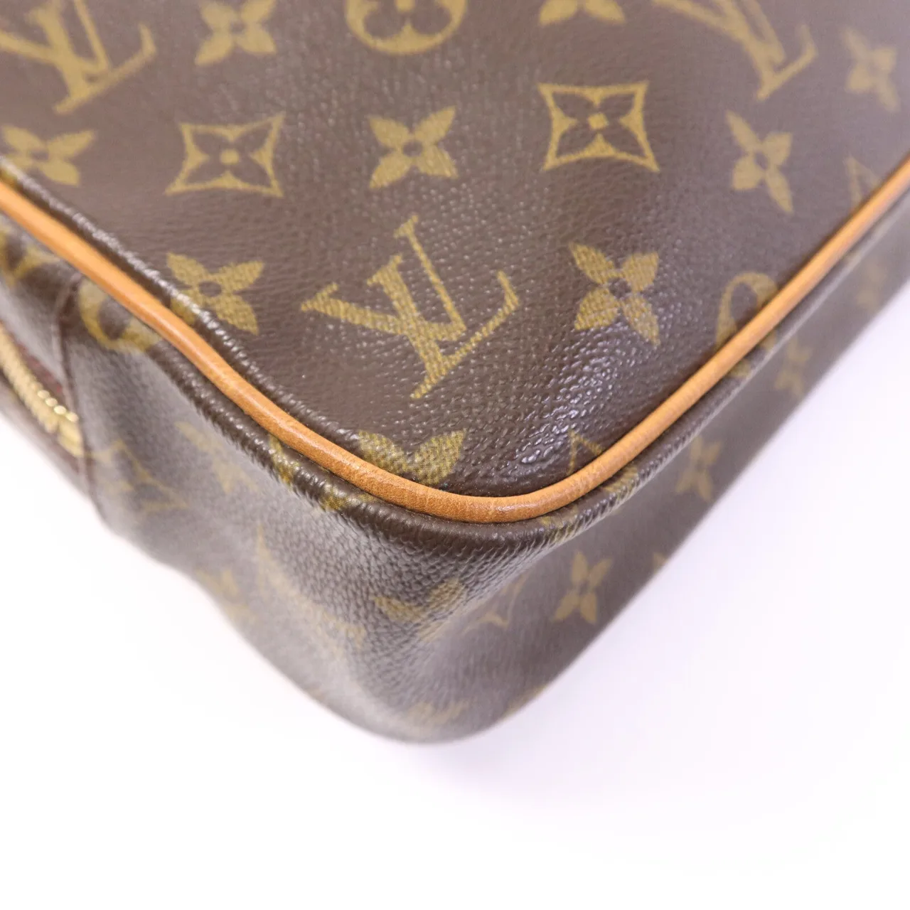LOUIS VUITTON Porte Documents M53343 Handbag Coated Canvas 棕色 Coated Canvas Rank B - Thumbnail 14