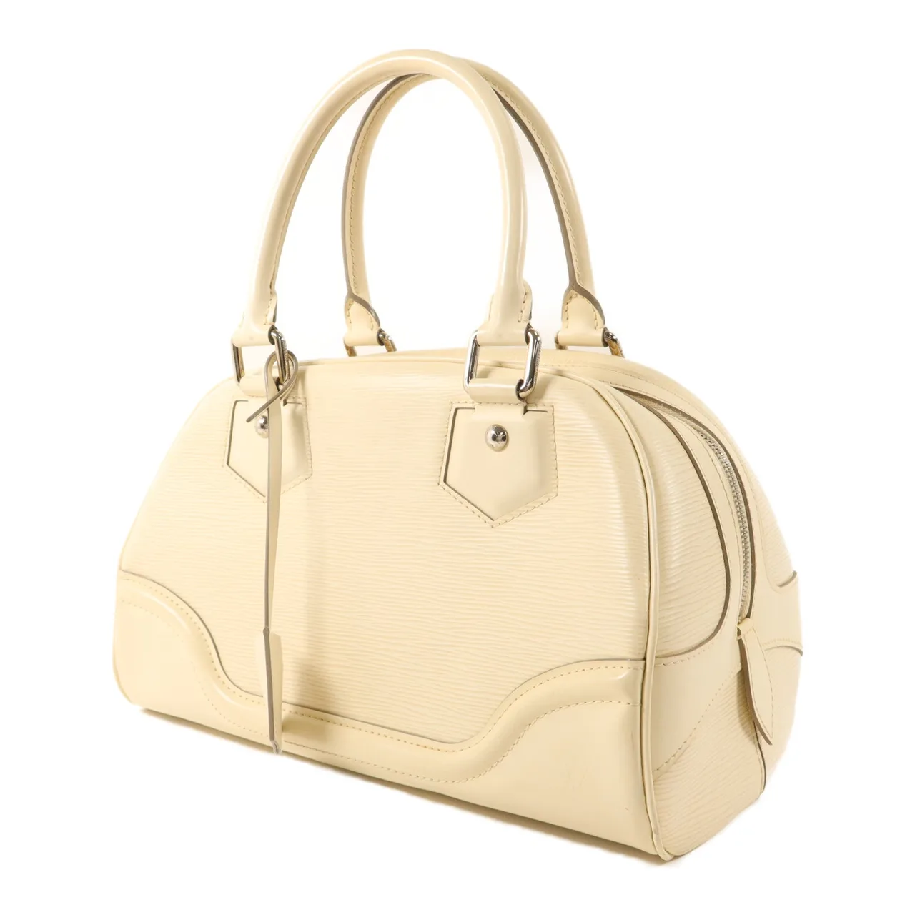 LOUIS VUITTON Montaigne M5932J Handbag Calfskin 白色 / Ivory Calfskin Rank B - Thumbnail 3