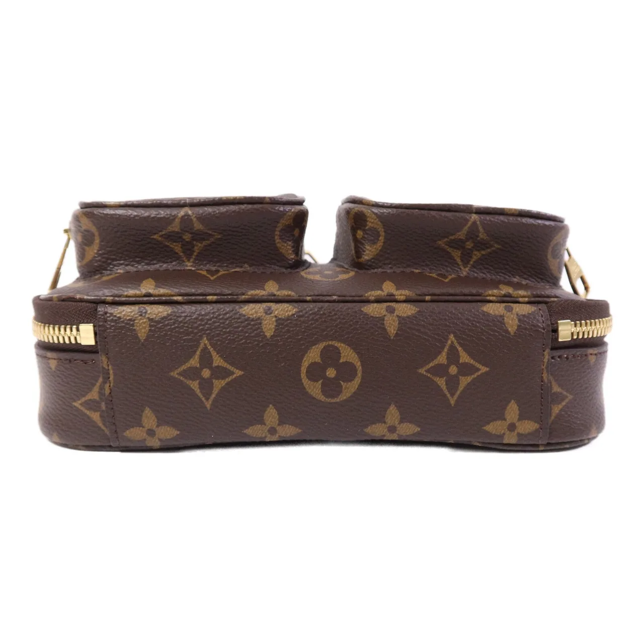 LOUIS VUITTON Utility M80446 兩用包 塗層帆布 棕色 塗層帆布 中古品A - 縮圖 4