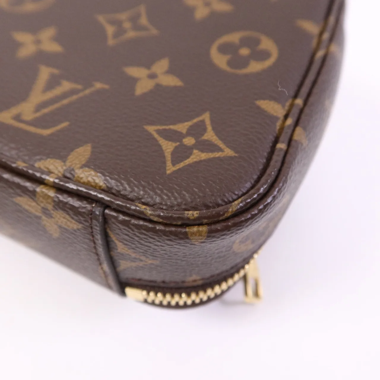 LOUIS VUITTON Utility M80446 兩用包 塗層帆布 棕色 塗層帆布 中古品A - 縮圖 11