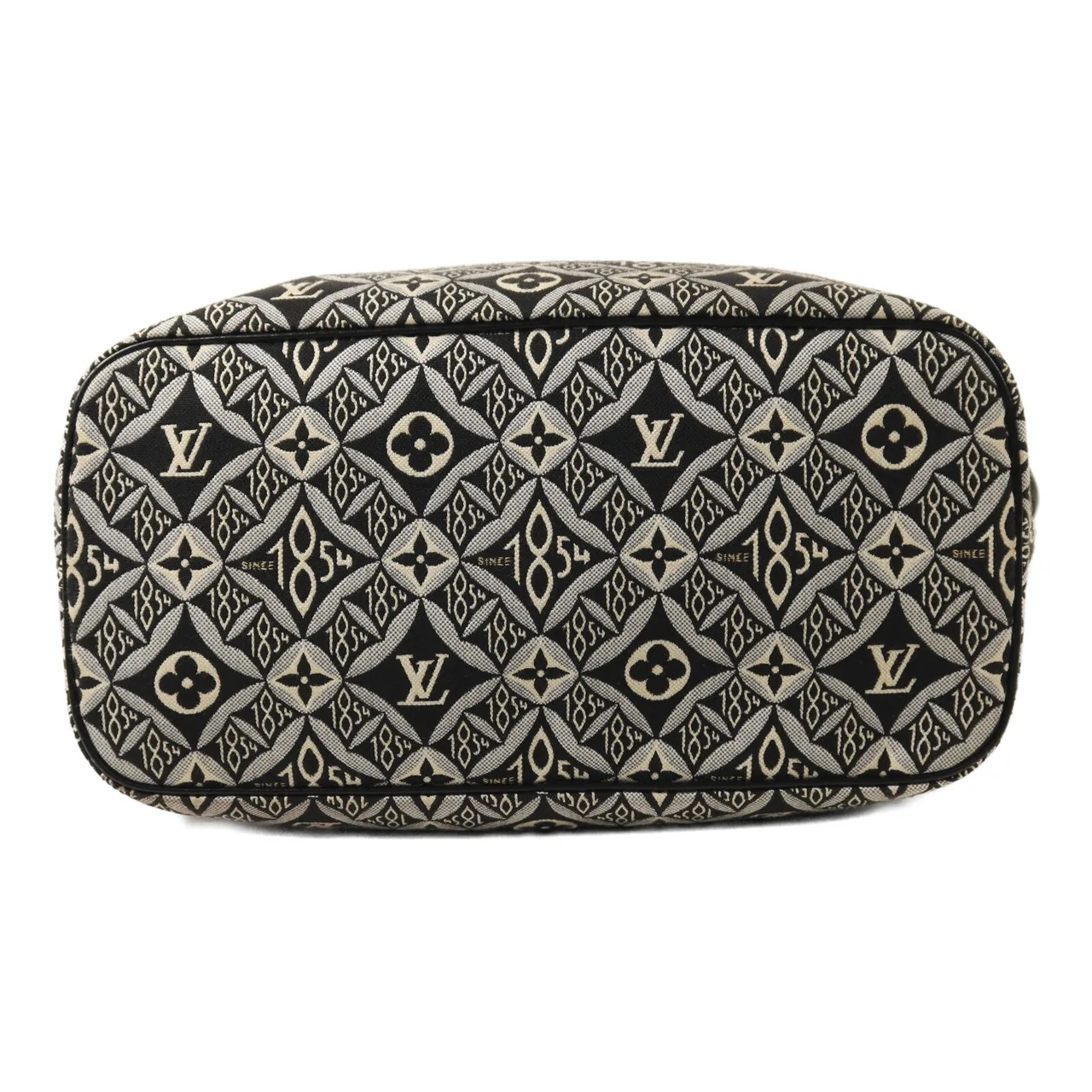 LOUIS VUITTON Neverfull M57230 Tote Bag Canvas 黑色 / 白色 / Black Canvas Rank A - Thumbnail 4