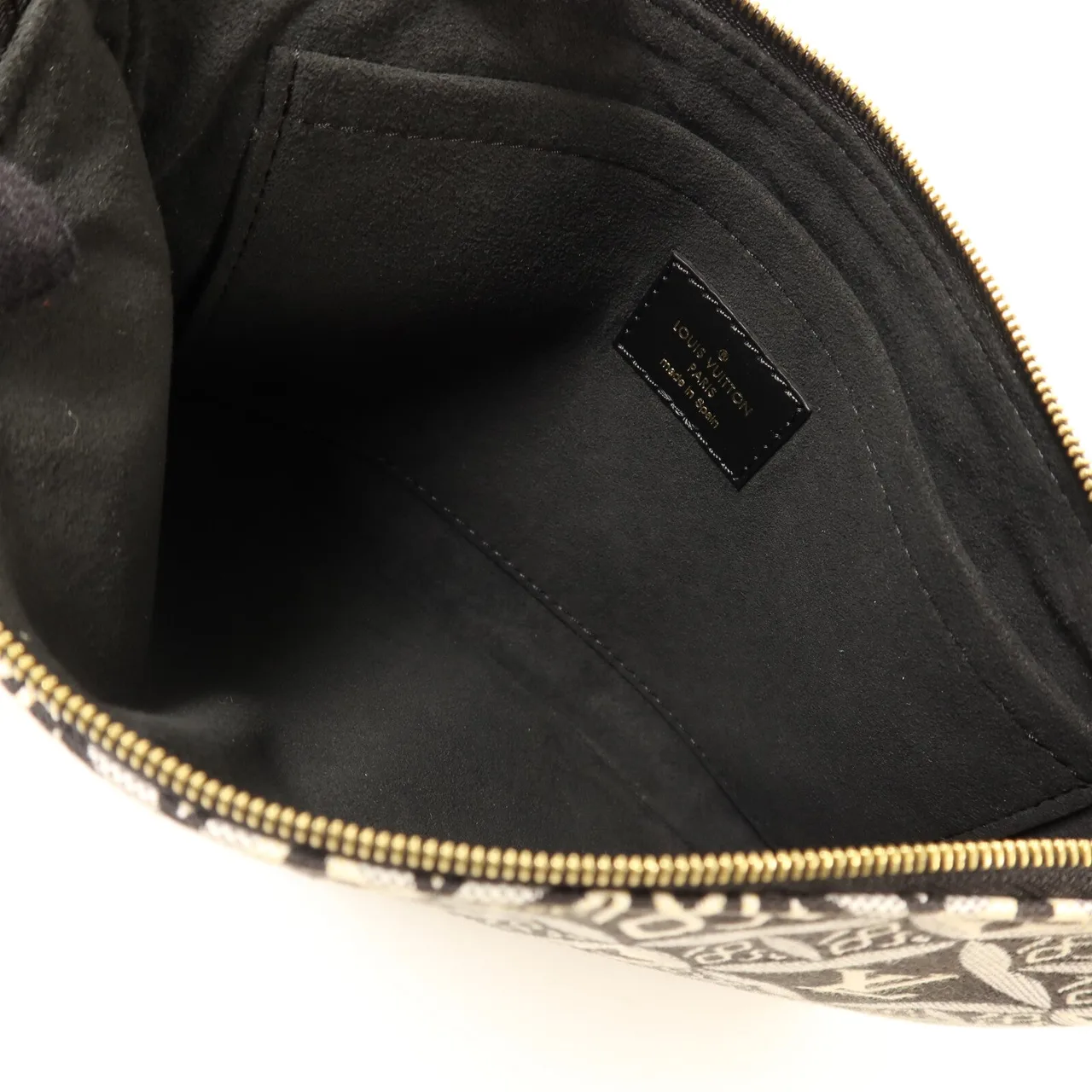 LOUIS VUITTON Neverfull M57230 Tote Bag Canvas 黑色 / 白色 / Black Canvas Rank A - Thumbnail 17