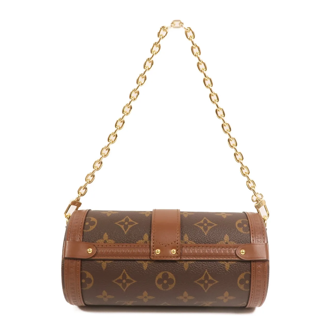 LOUIS VUITTON Papillon M57835 兩用包 塗層帆布 棕色 / Brown 塗層帆布 中古品A - 縮圖 2