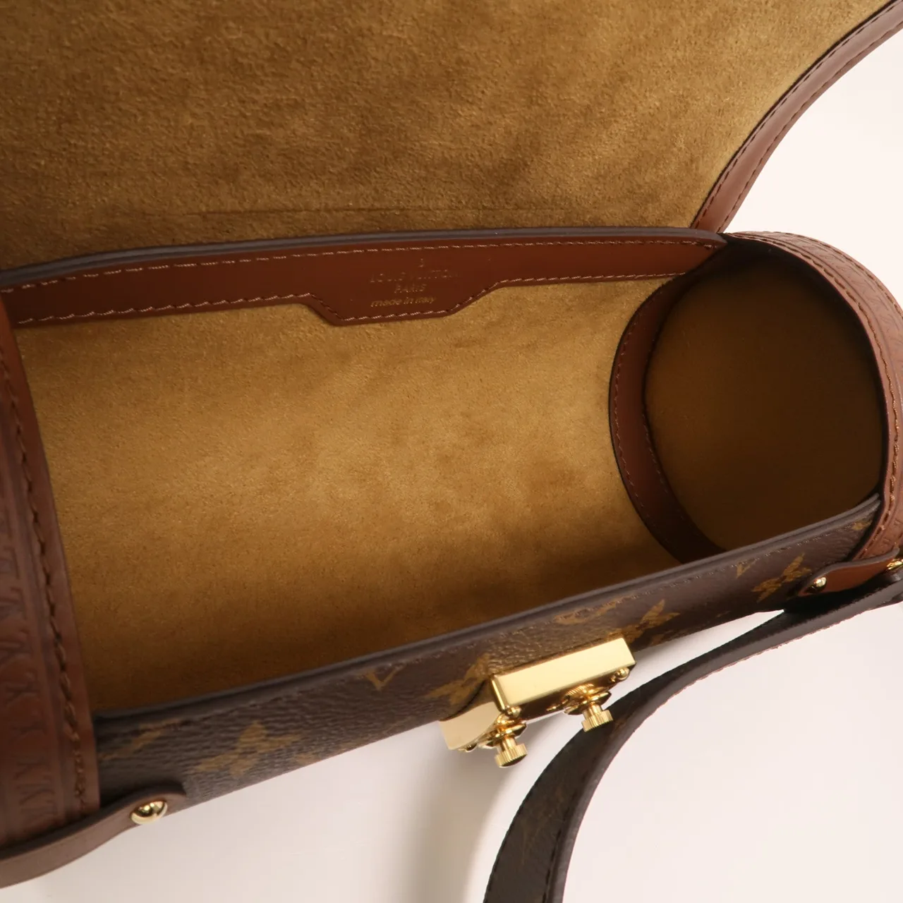 LOUIS VUITTON Papillon M57835 兩用包 塗層帆布 棕色 / Brown 塗層帆布 中古品A - 縮圖 5