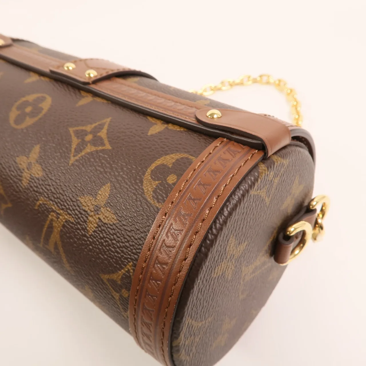 LOUIS VUITTON Papillon M57835 兩用包 塗層帆布 棕色 / Brown 塗層帆布 中古品A - 縮圖 11