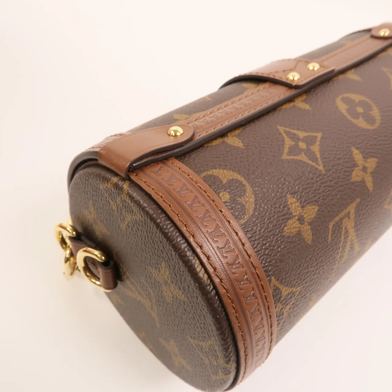 LOUIS VUITTON Papillon M57835 兩用包 塗層帆布 棕色 / Brown 塗層帆布 中古品A - 縮圖 12