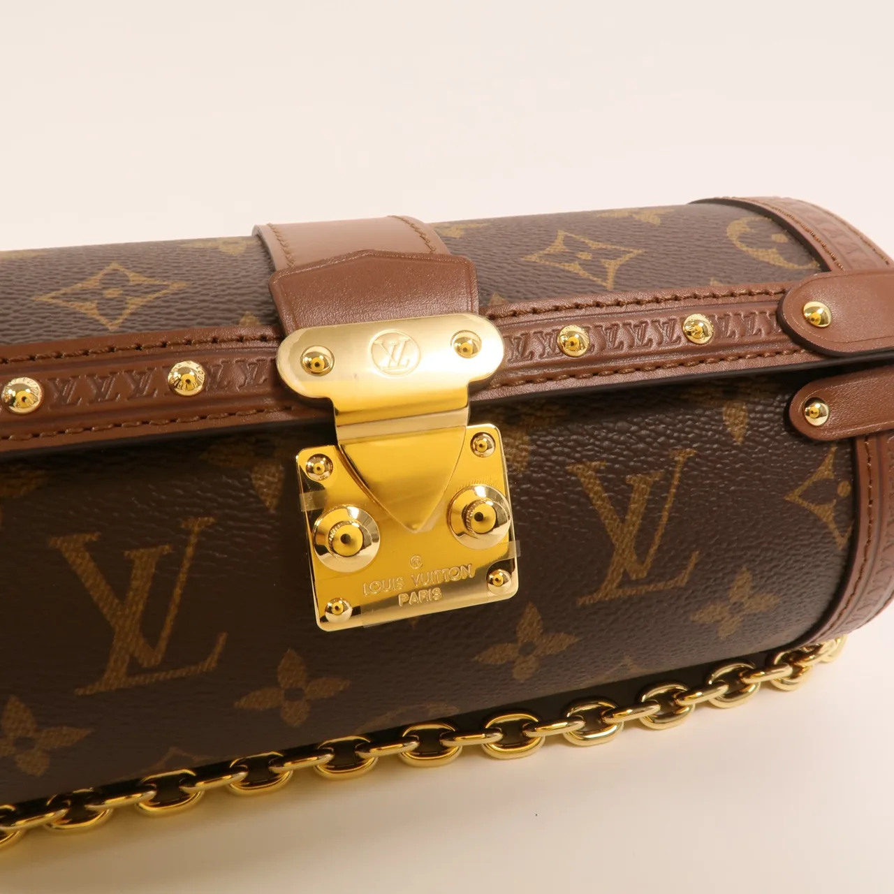 LOUIS VUITTON Papillon M57835 兩用包 塗層帆布 棕色 / Brown 塗層帆布 中古品A - 縮圖 13