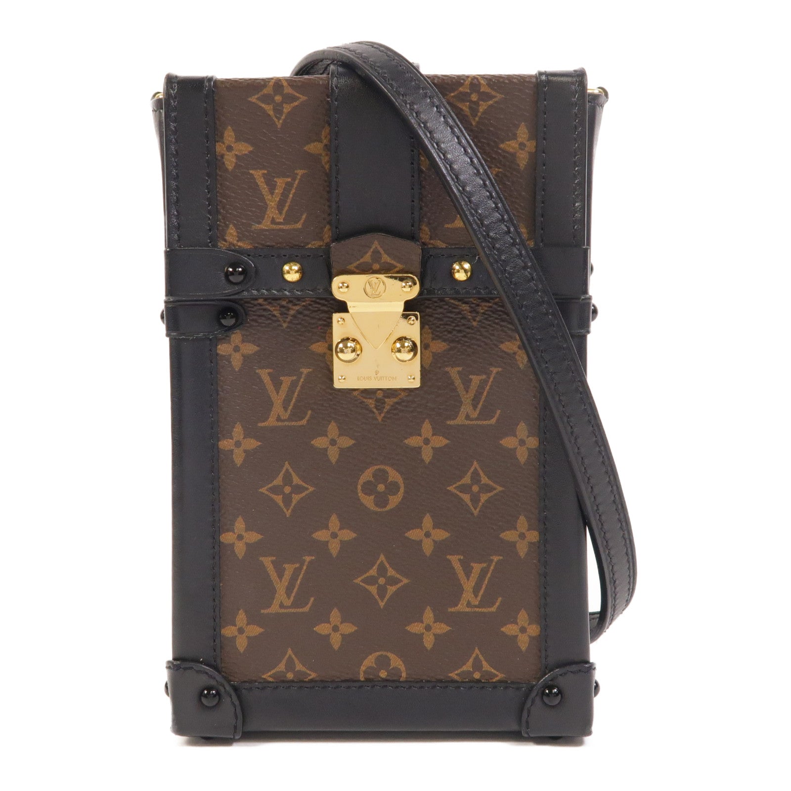 LOUIS VUITTON Trunk M63913 Shoulder Bag Coated Canvas