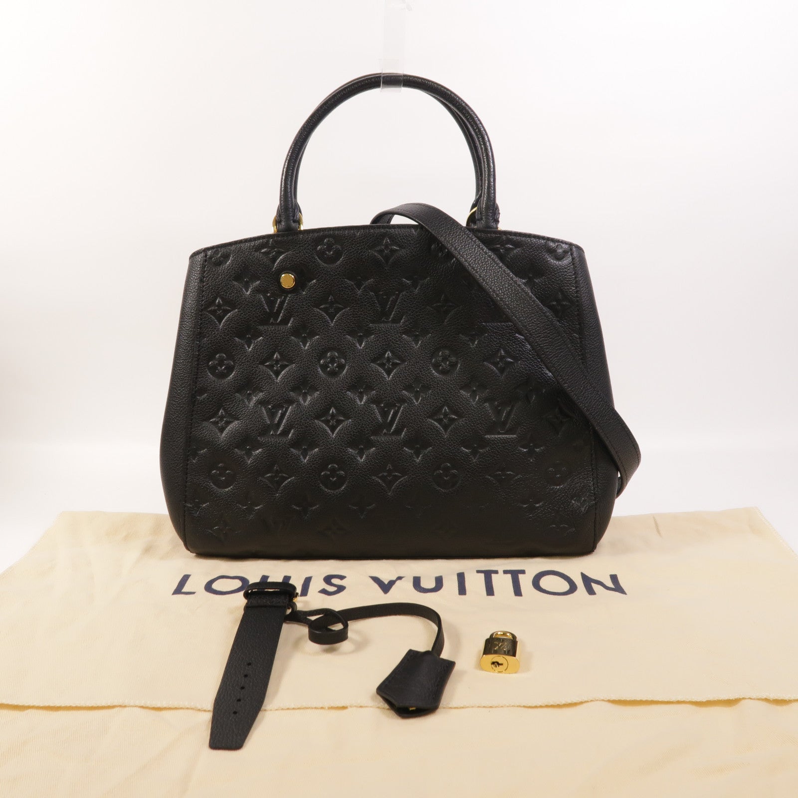 LOUIS VUITTON Montaigne M41048 兩用包 牛皮 10