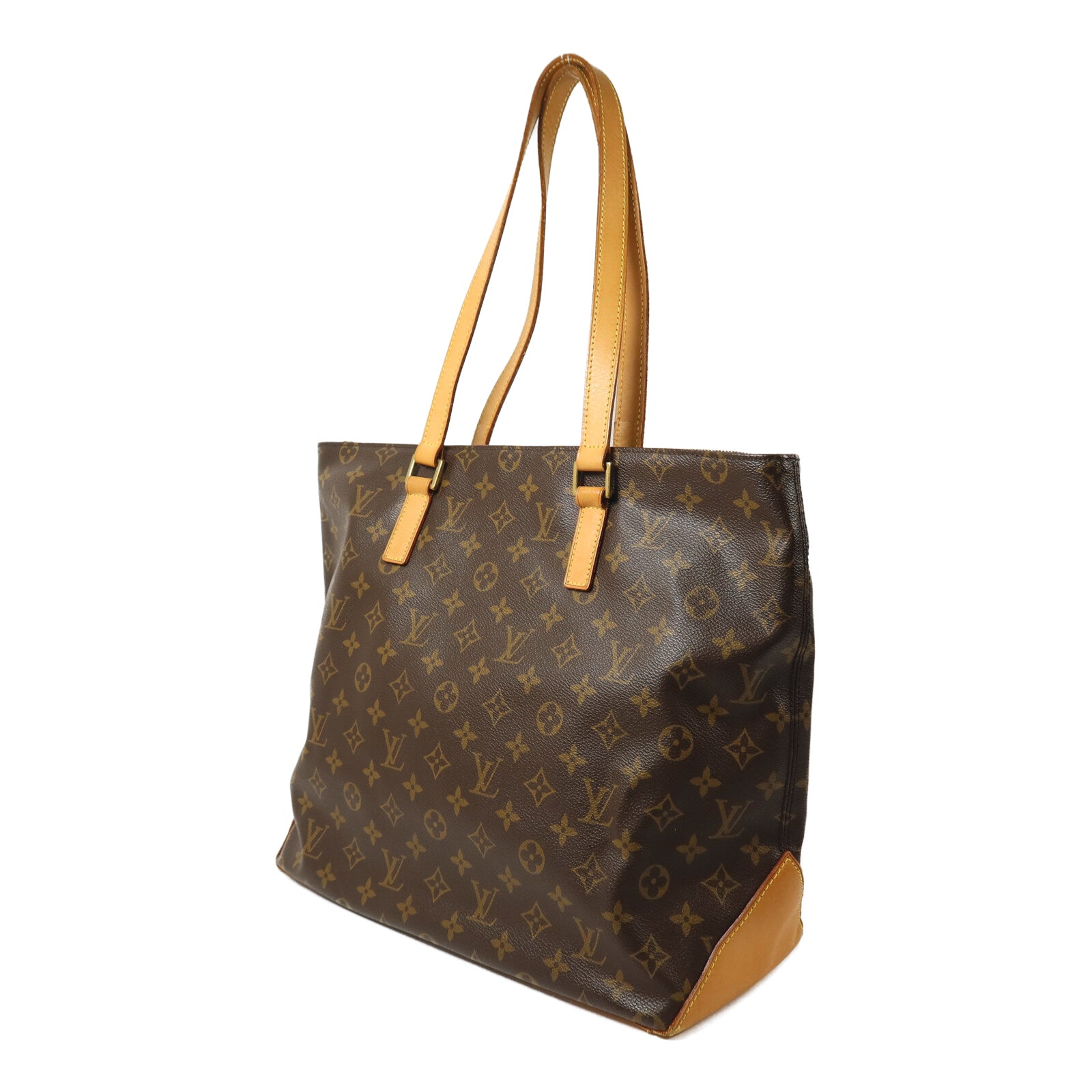 LOUIS VUITTON Cabas Mezzo M51151 Shoulder Bag Coated Canvas 3