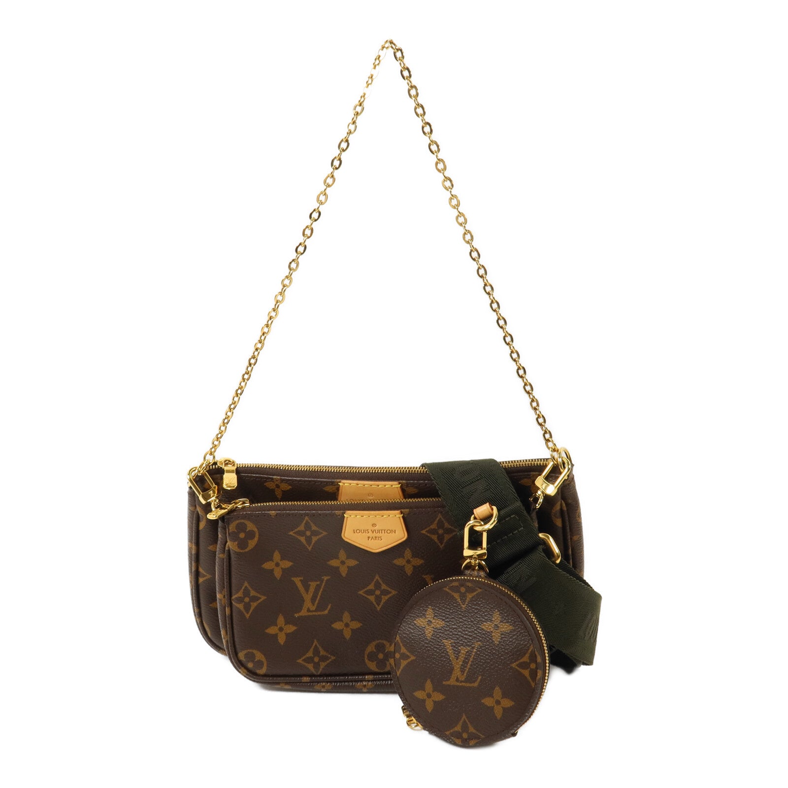 LOUIS VUITTON Multi Pochette M44813 2-Way Bag Coated Canvas