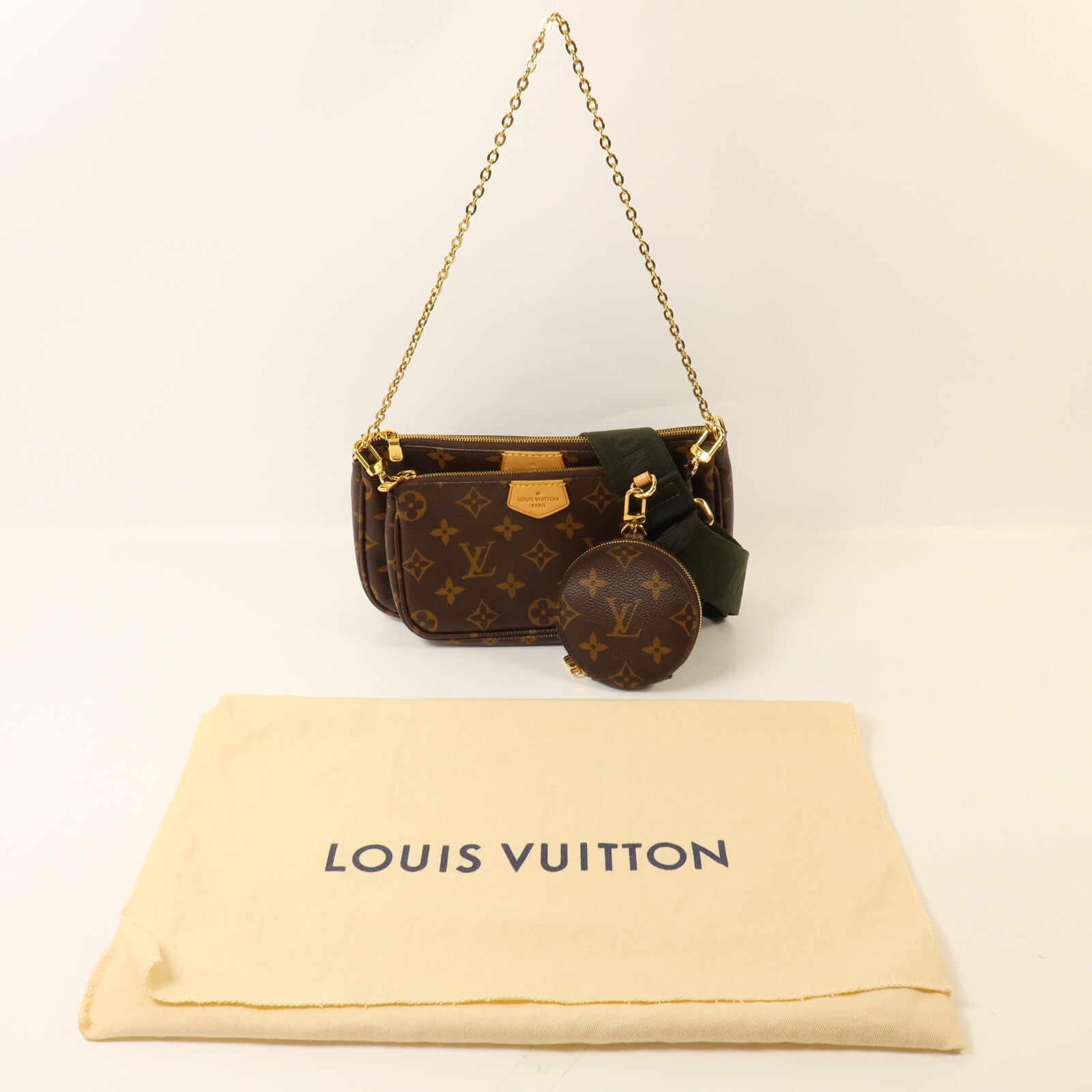 LOUIS VUITTON Multi Pochette M44813 2-Way Bag Coated Canvas 8