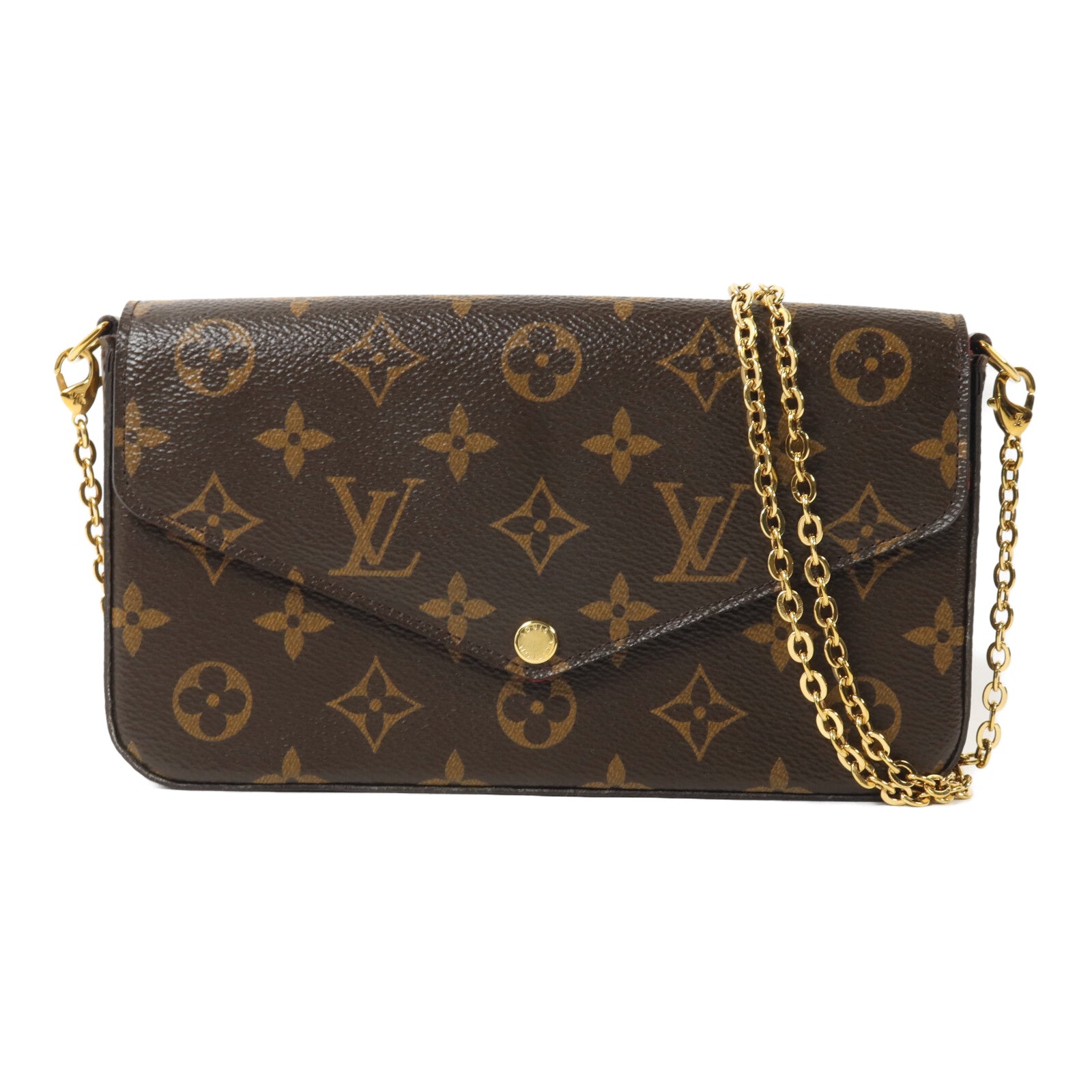 LOUIS VUITTON Felicie M81896 Shoulder Bag Coated Canvas