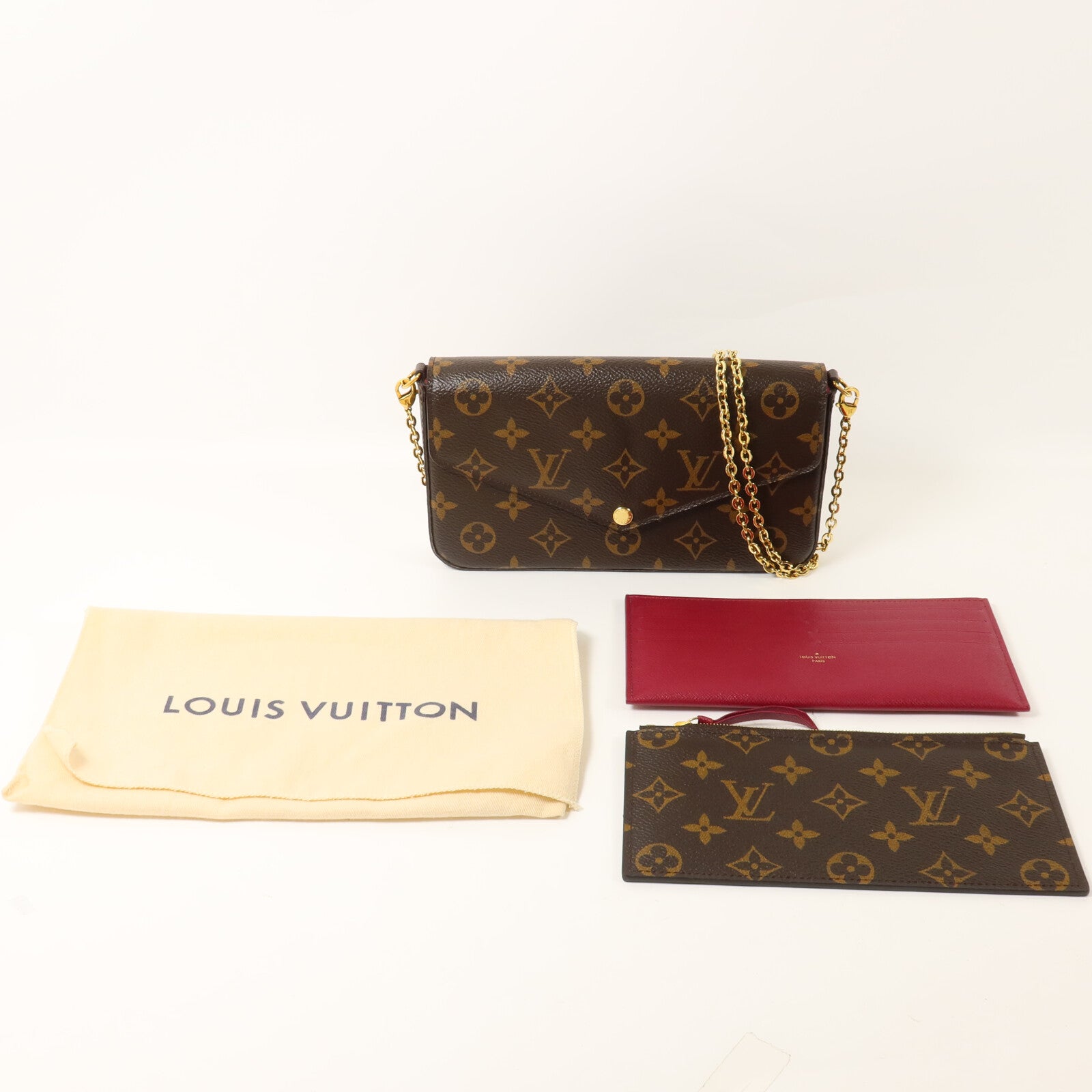 LOUIS VUITTON Felicie M81896 Shoulder Bag Coated Canvas 10