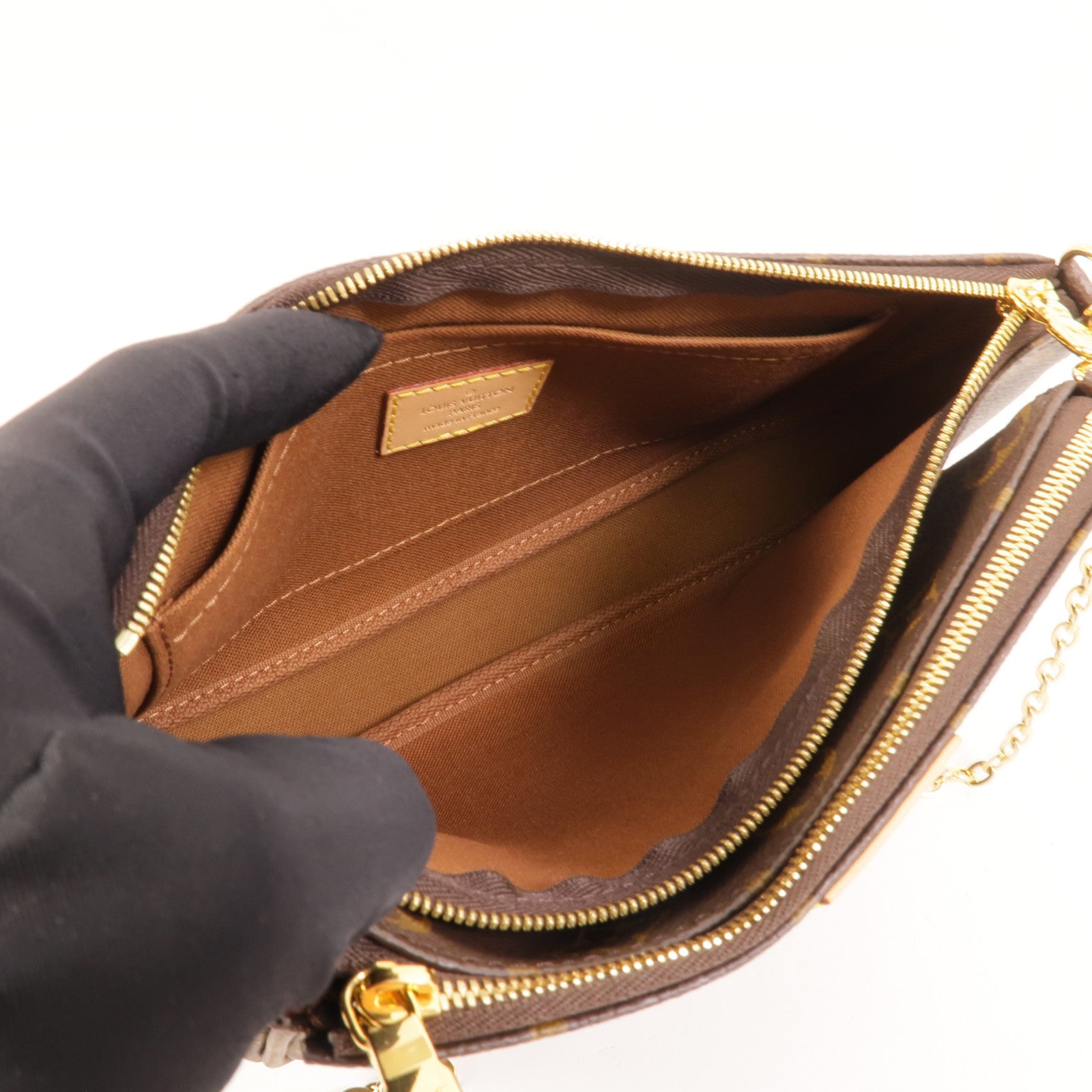 LOUIS VUITTON Multi Pochette M44819 兩用包 塗層帆布 5