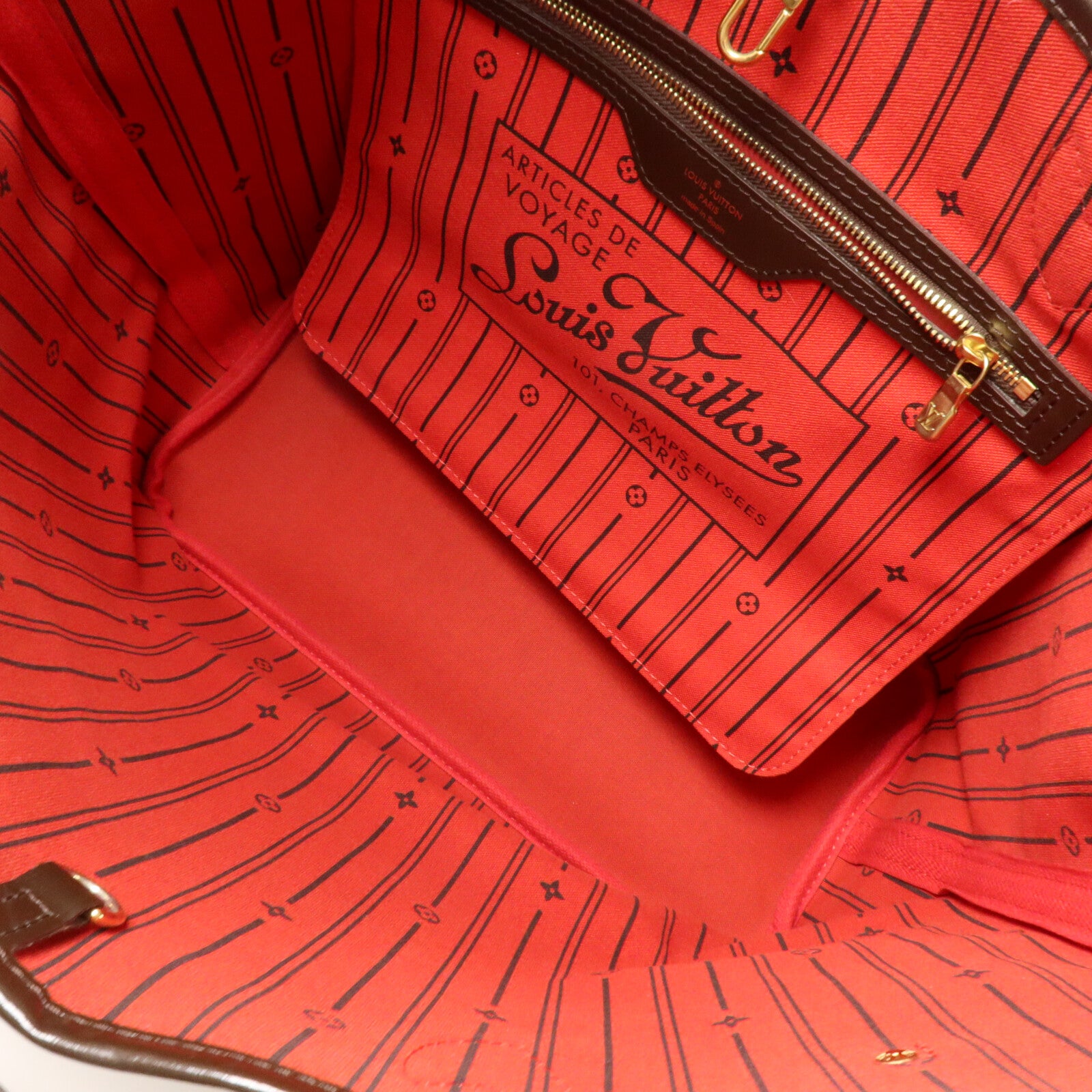 LOUIS VUITTON Neverfull N51105 托特包 塗層帆布 5