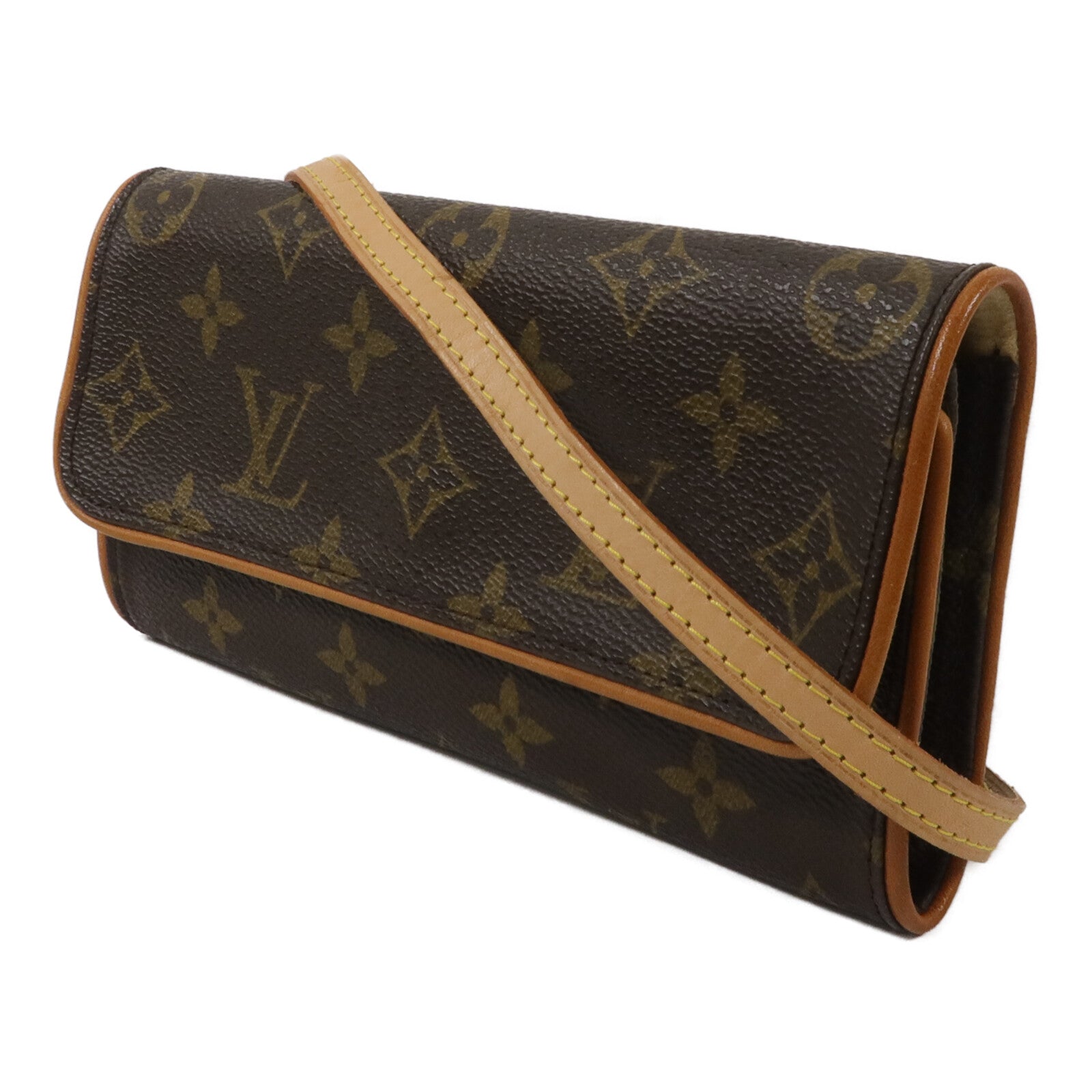 LOUIS VUITTON Pochette Twin M51854 Shoulder Bag Coated Canvas 2