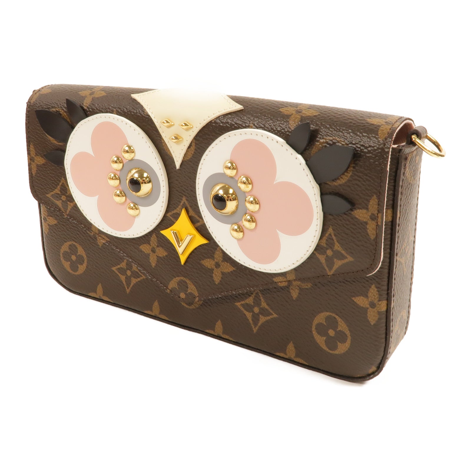 LOUIS VUITTON Felicie M62415 Shoulder Bag Coated Canvas 3