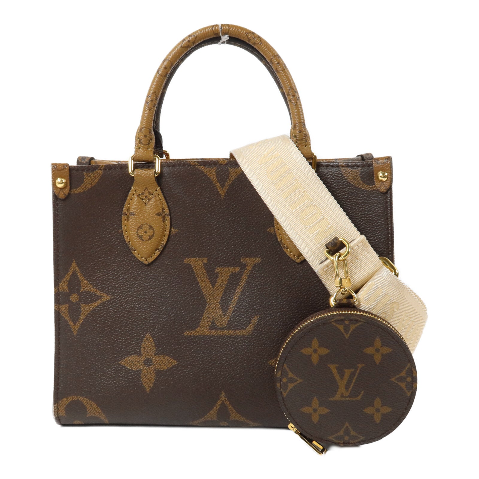 LOUIS VUITTON OnTheGo M46373 兩用包 塗層帆布