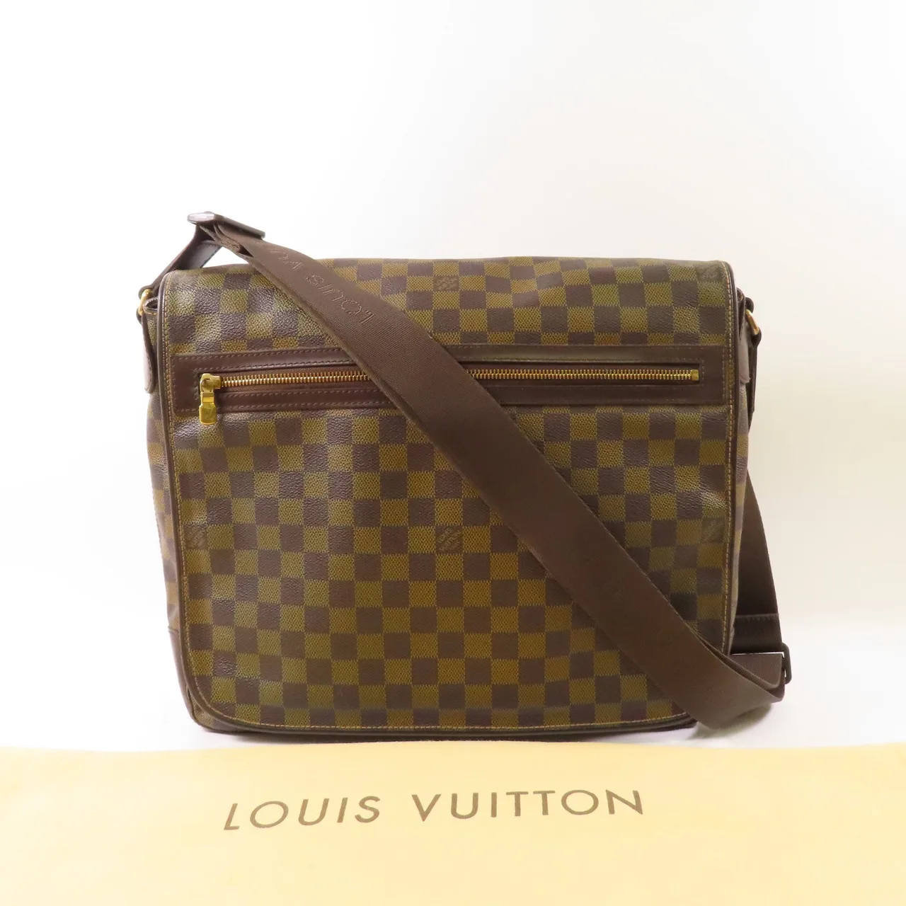 LOUIS VUITTON N58021 肩背包 塗層帆布 棕色 / Brown 塗層帆布 中古品C - 縮圖 10