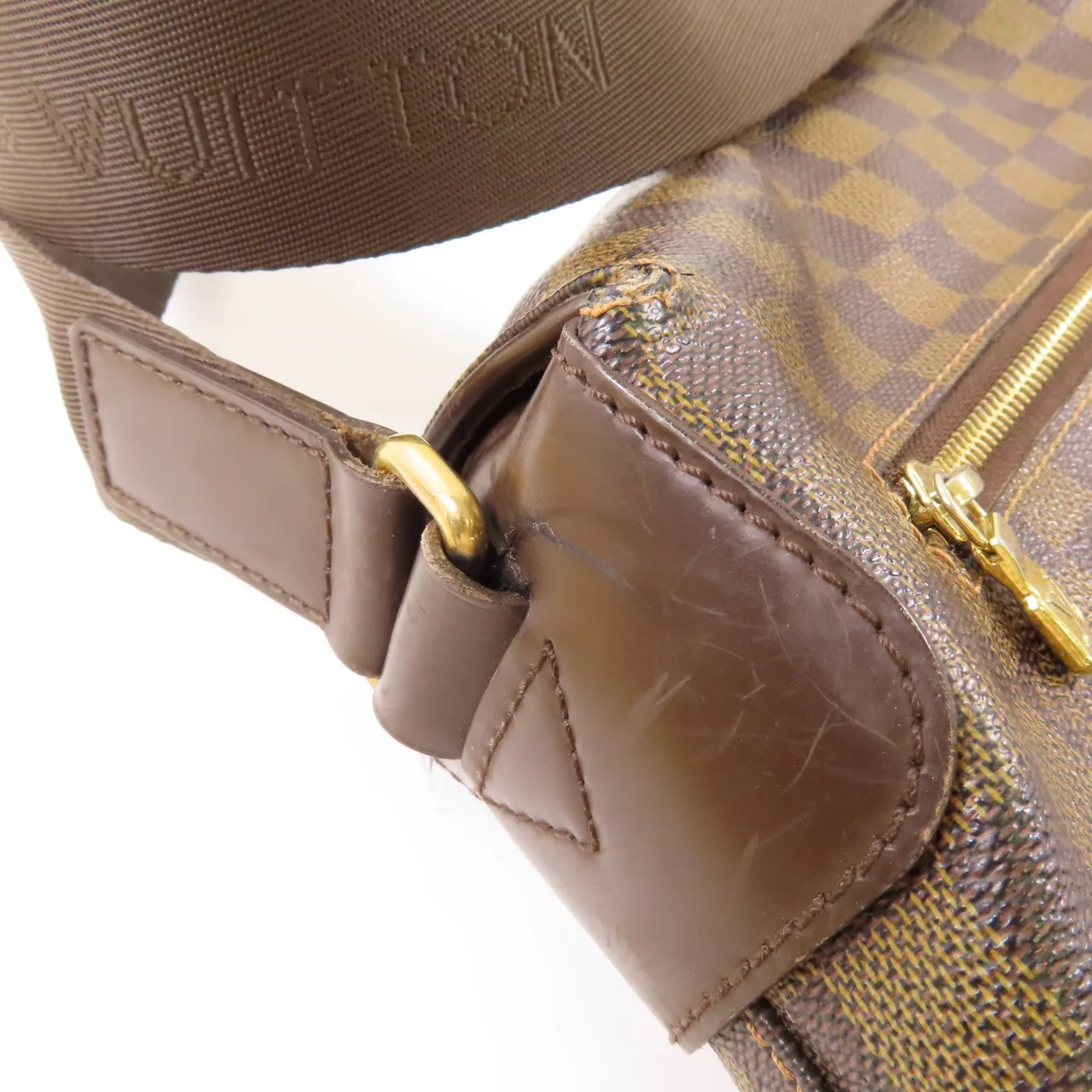 LOUIS VUITTON N58021 肩背包 塗層帆布 棕色 / Brown 塗層帆布 中古品C - 縮圖 19