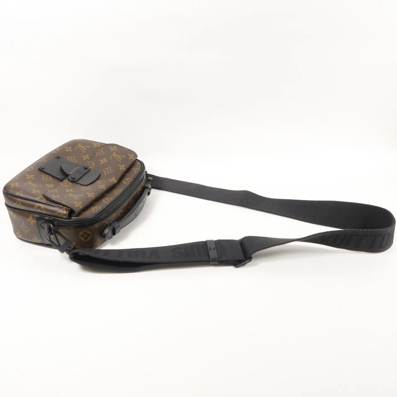 LOUIS VUITTON Lock Me M45806 兩用包 塗層帆布 棕色 / Brown 塗層帆布 中古品A - 縮圖 7