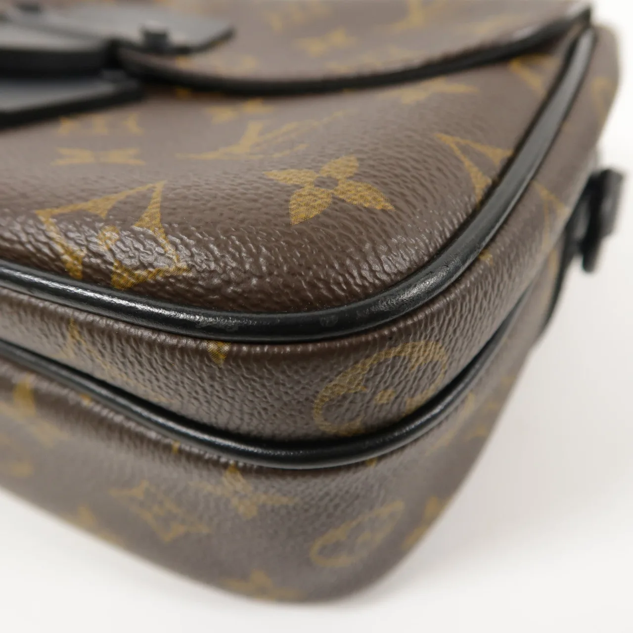 LOUIS VUITTON Lock Me M45806 兩用包 塗層帆布 棕色 / Brown 塗層帆布 中古品A - 縮圖 8