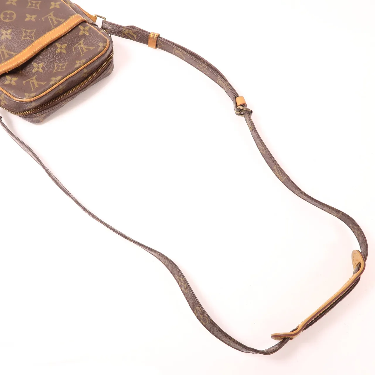 LOUIS VUITTON Danube M45266 肩背包 塗層帆布 棕色 塗層帆布 中古品C - 縮圖 8