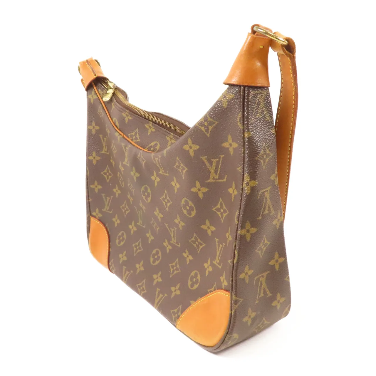 LOUIS VUITTON Boulogne M51265 肩背包 塗層帆布 棕色 / Brown 塗層帆布 中古品B - 縮圖 3