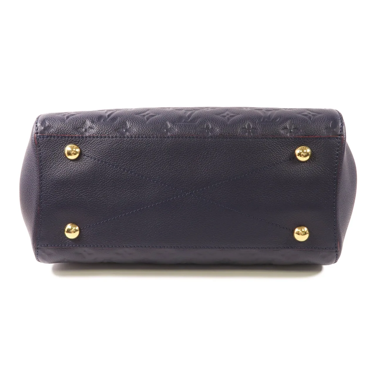 LOUIS VUITTON Montaigne M42746 兩用包 牛皮 海軍藍 / Blue 牛皮 中古品A - 縮圖 4