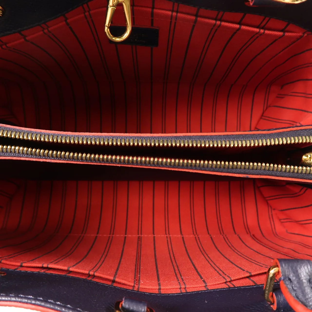 LOUIS VUITTON Montaigne M42746 兩用包 牛皮 海軍藍 / Blue 牛皮 中古品A - 縮圖 6