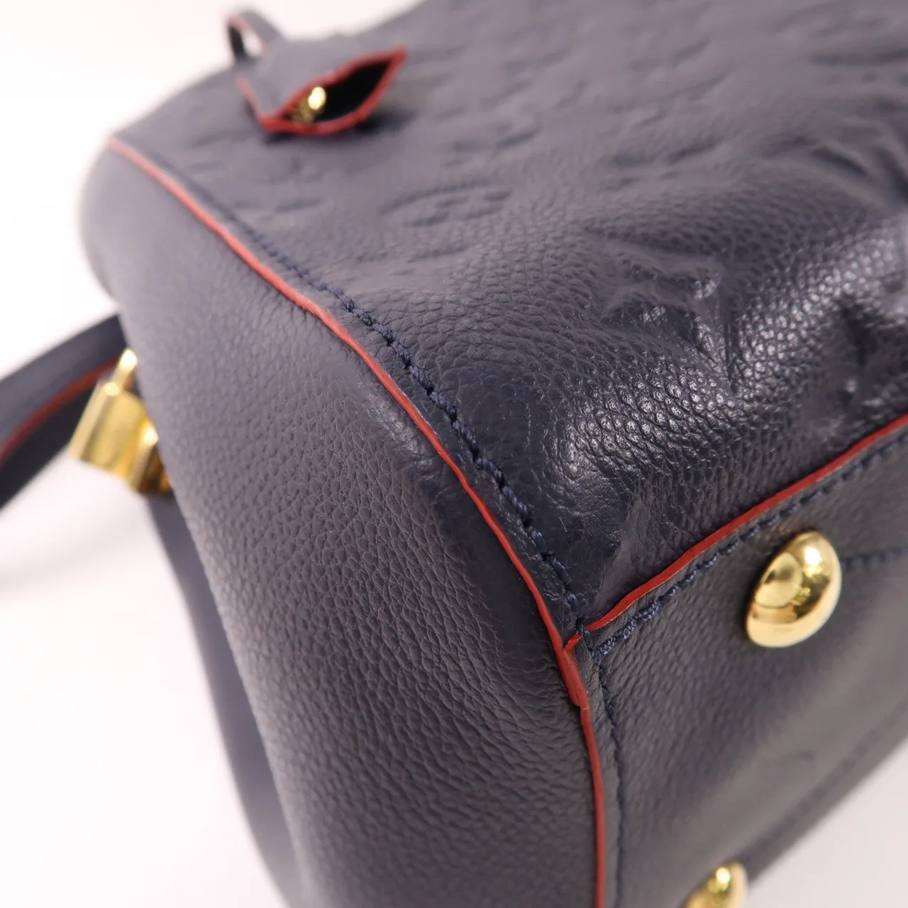 LOUIS VUITTON Montaigne M42746 兩用包 牛皮 海軍藍 / Blue 牛皮 中古品A - 縮圖 14