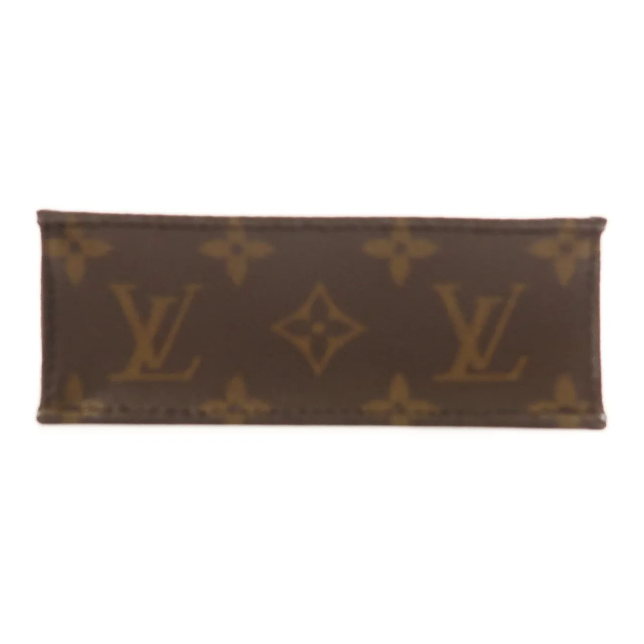 LOUIS VUITTON Petit Sac Plat M81295 兩用包 塗層帆布 棕色 塗層帆布 中古品B - 縮圖 4