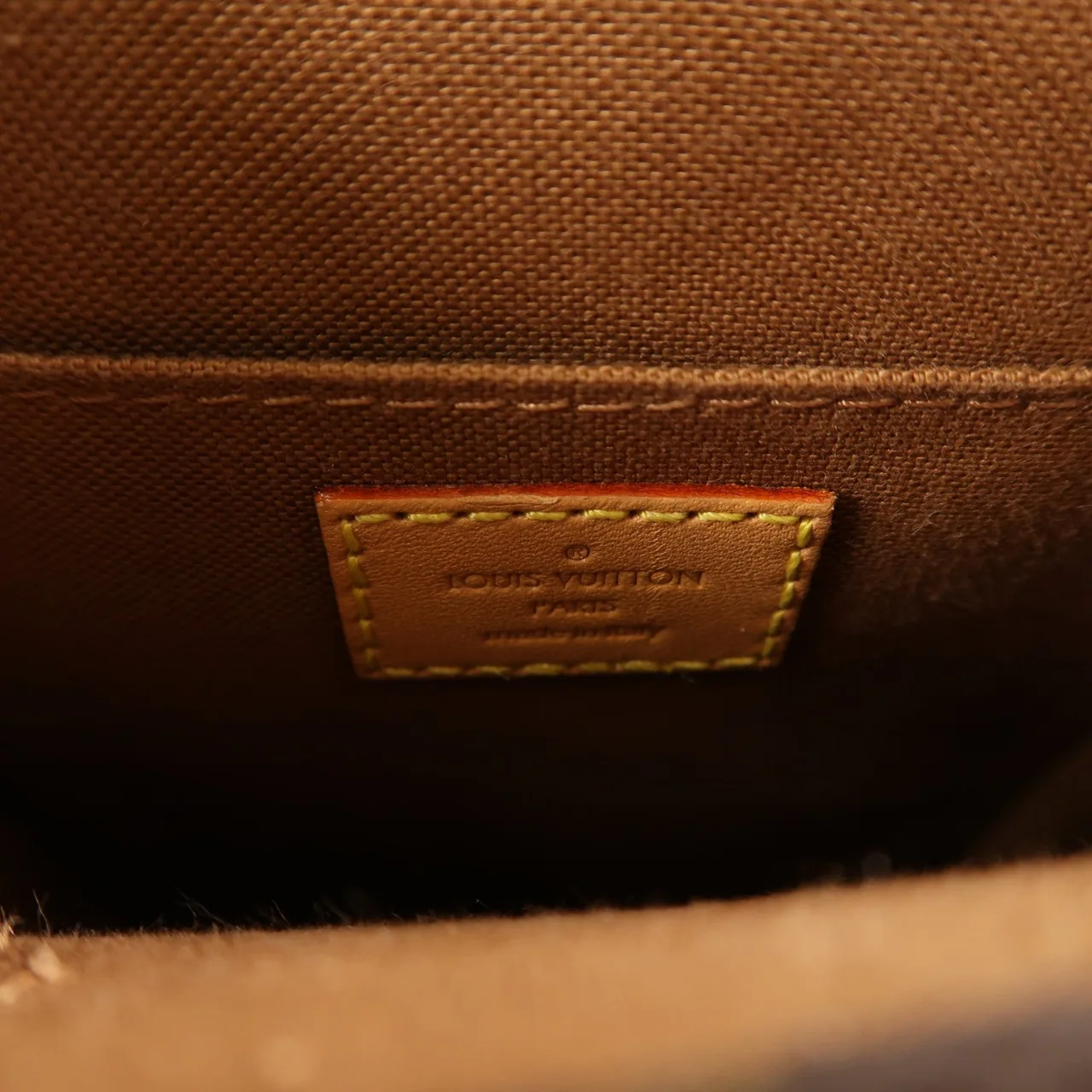 LOUIS VUITTON Petit Sac Plat M81295 兩用包 塗層帆布 棕色 塗層帆布 中古品B - 縮圖 6