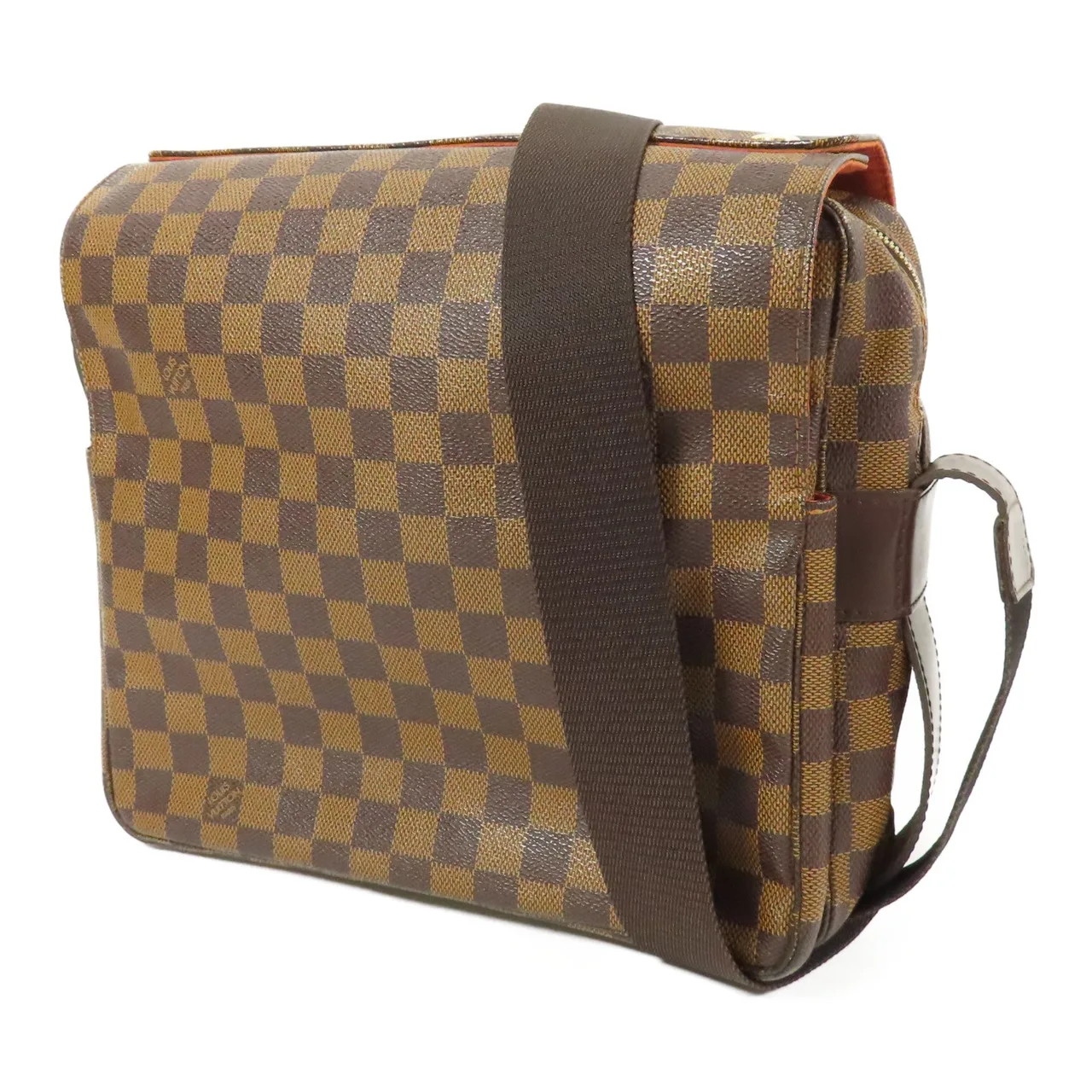 LOUIS VUITTON Naviglio N45255 肩背包 塗層帆布 棕色 / Brown 塗層帆布 中古品B - 縮圖 3